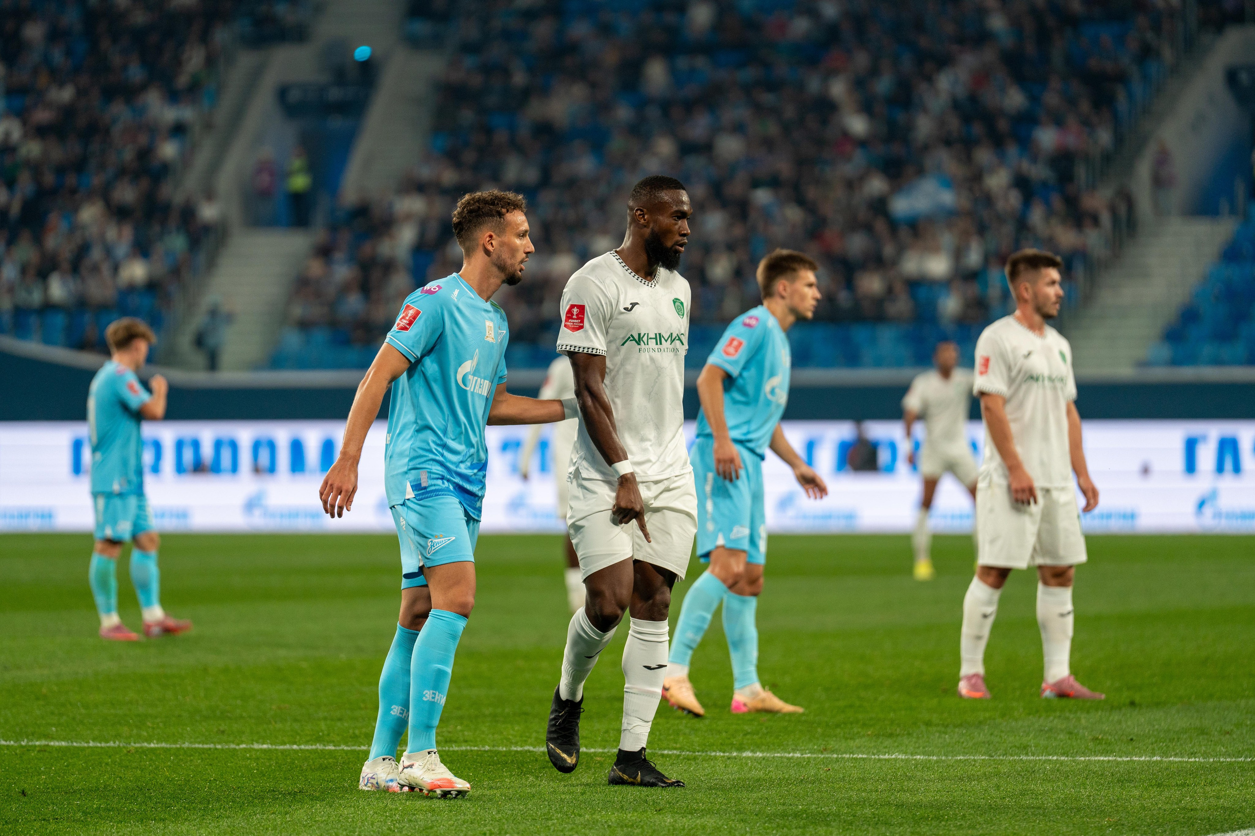 Репортаж спортивного фотографа из Санкт-Петербурга на матче Зенит–Ахмат