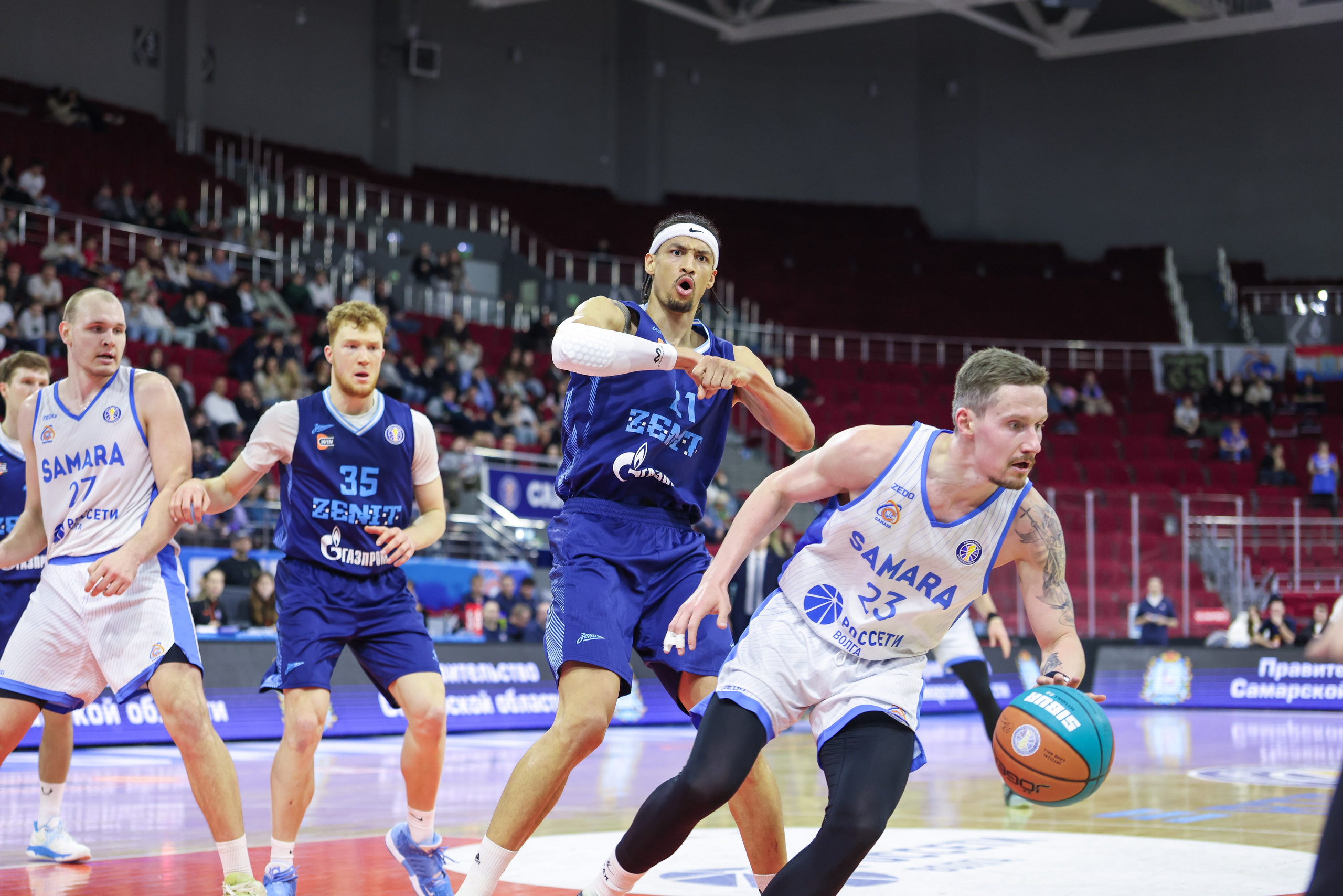 Баскетбол. Самара — Зенит. Единая лига ВТБ. Спортивный фотограф в Самаре