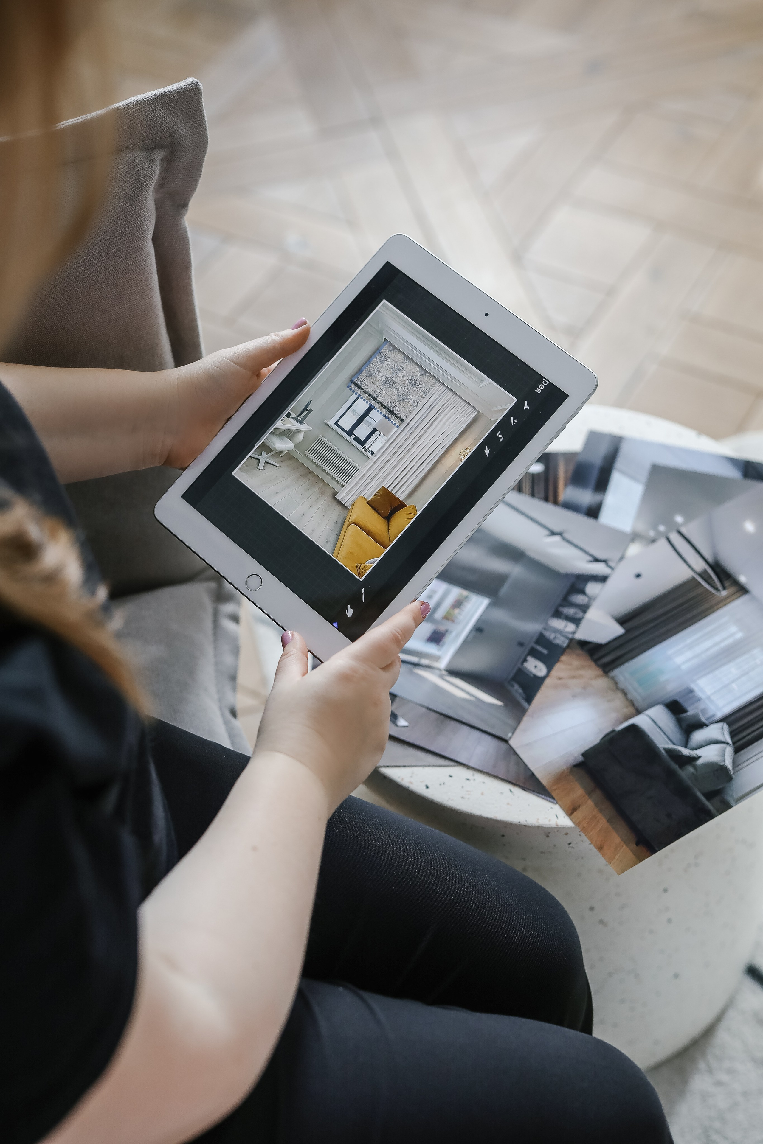 Портьерный салон Декорика. Фотопродакшн продающего контента