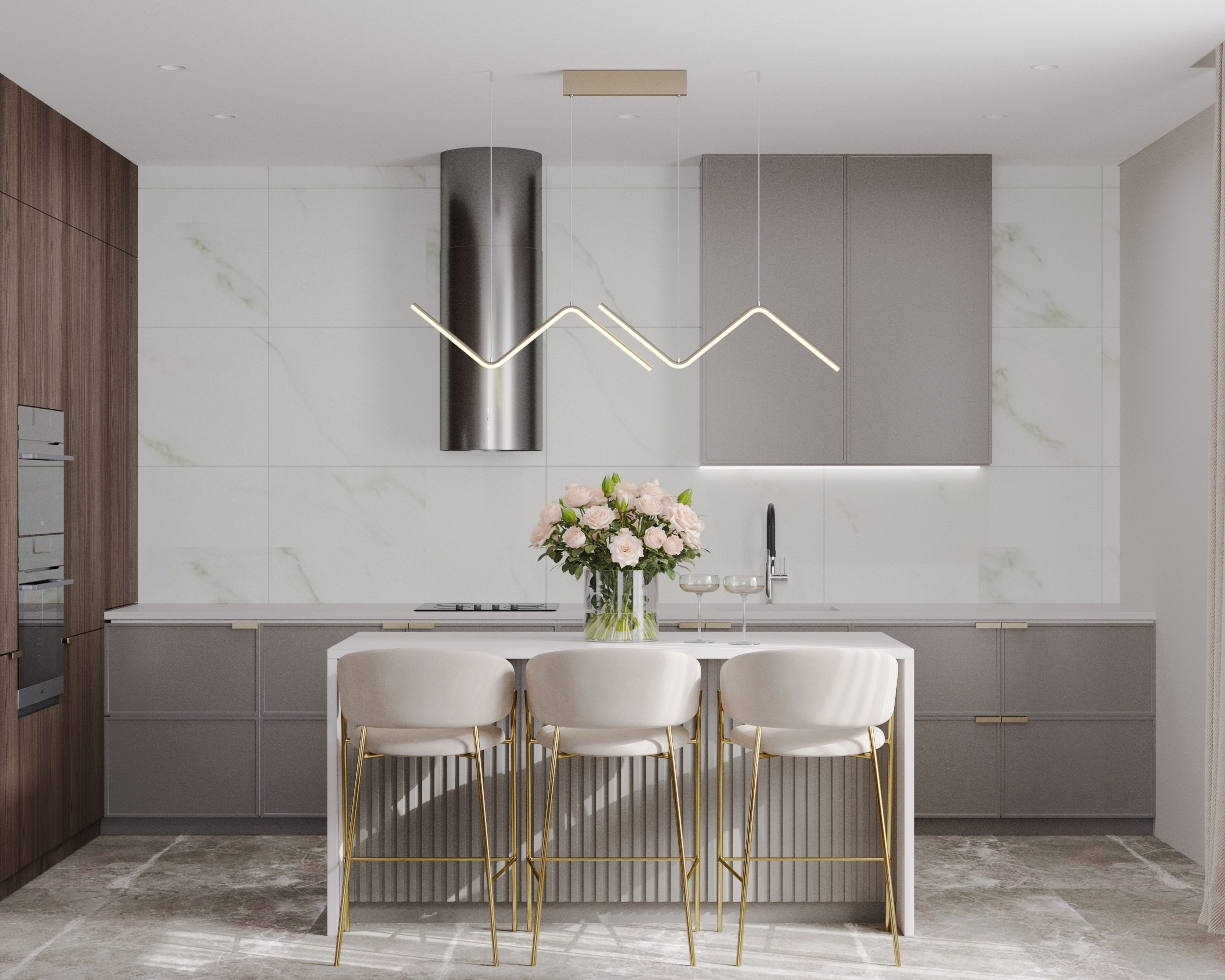 Проект дома в п. Новознаменский. Дизайнер интерьера в Краснодаре. Татьяна Горнова