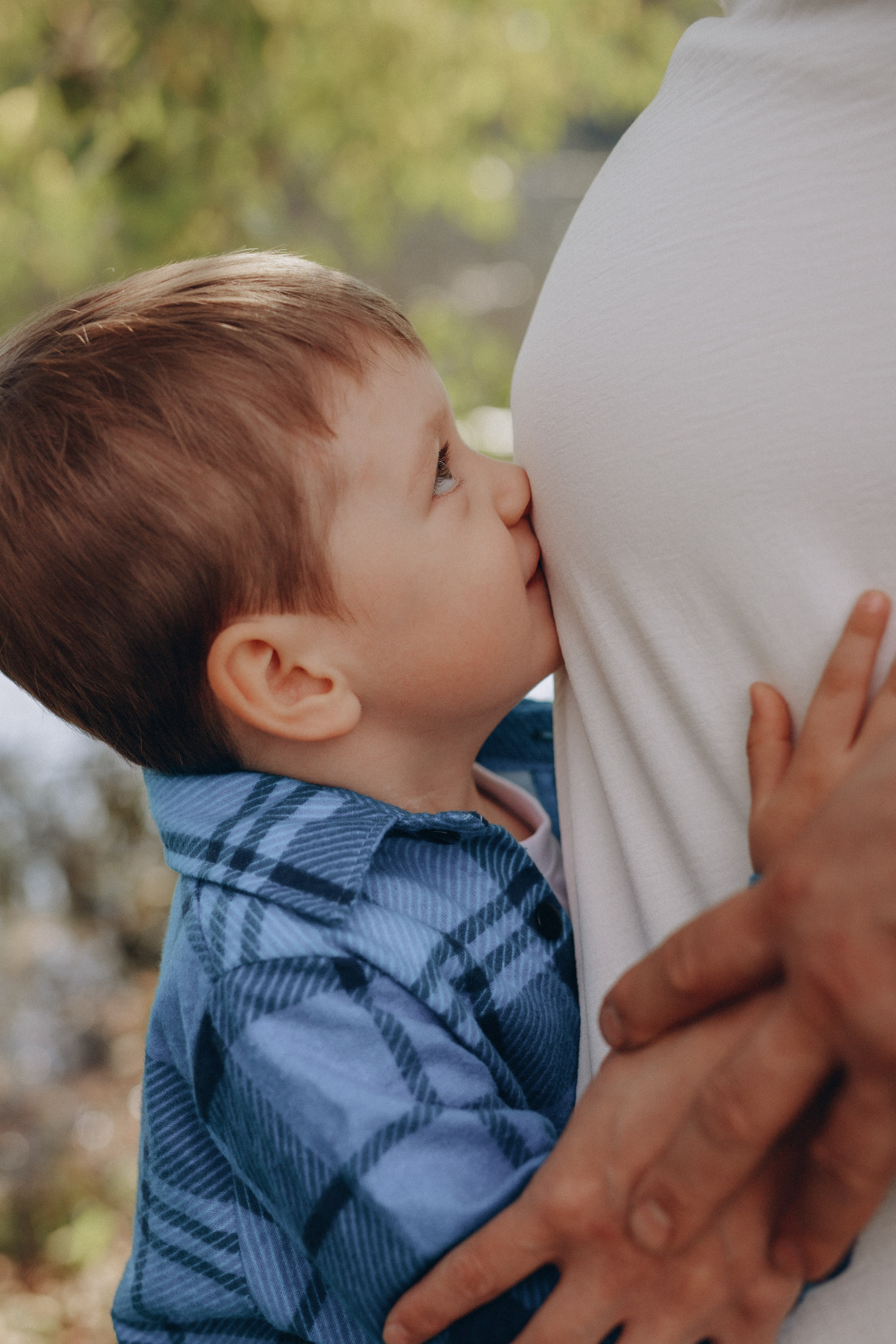 Елена и семья. Фотограф Анастасия Петрова