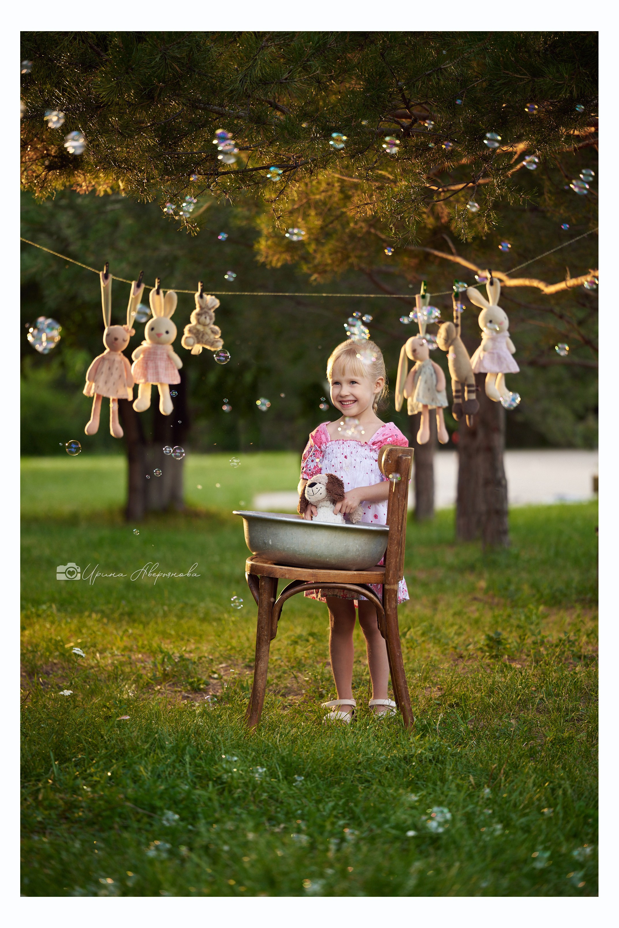Детская фотосессия Стирка игрушек. Фотограф в Ульяновске Ирина Аверьянова