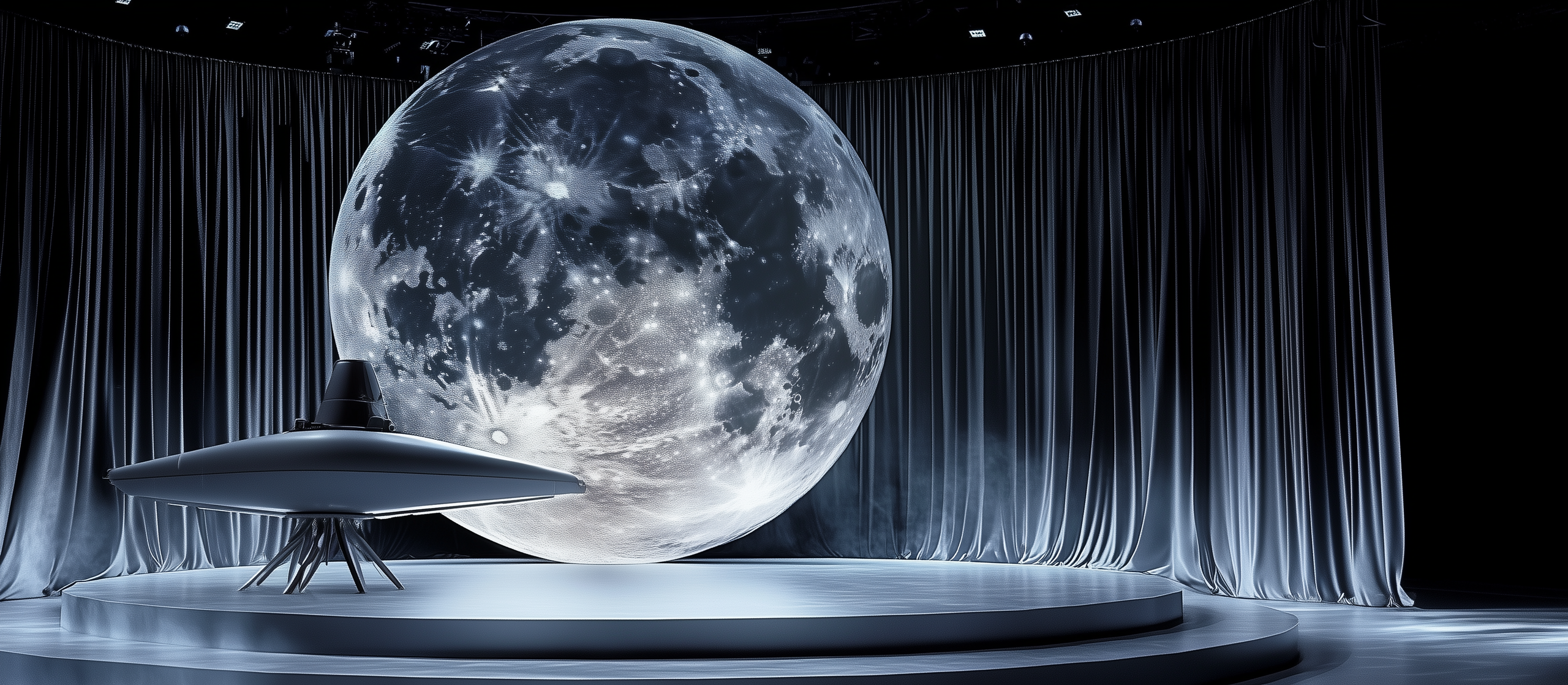 Разработка концепции декора корпоративного мероприятия в тематике «Космос» для LAZAR DECOR. Главная