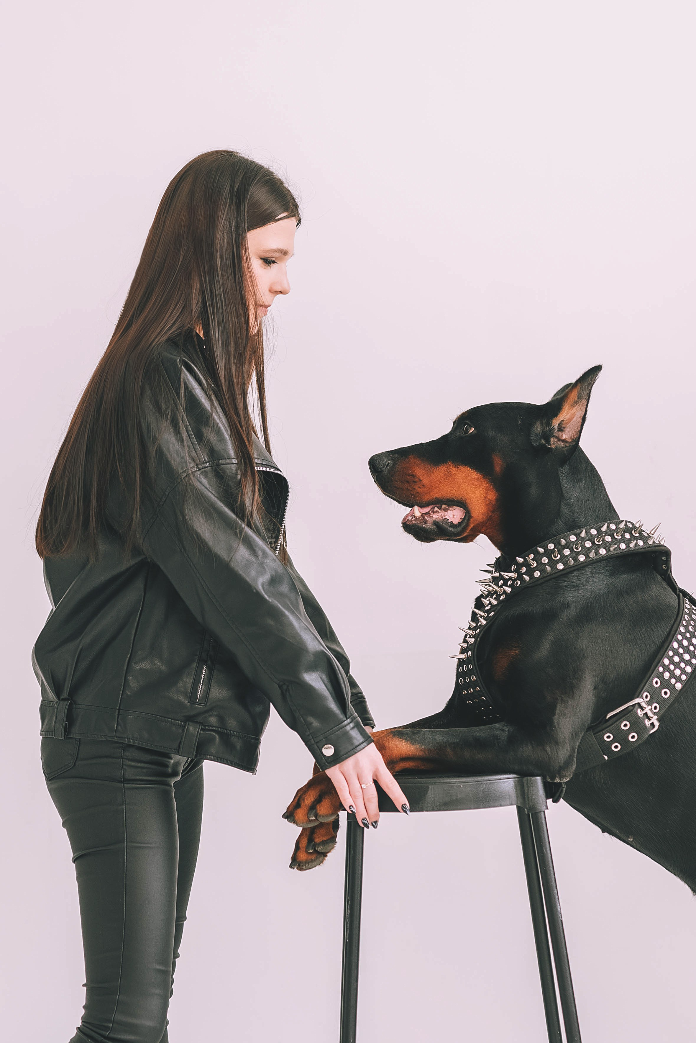 Фотосессия с доберманом. Семейный, детский фотограф в Воронеже Анна Никитина