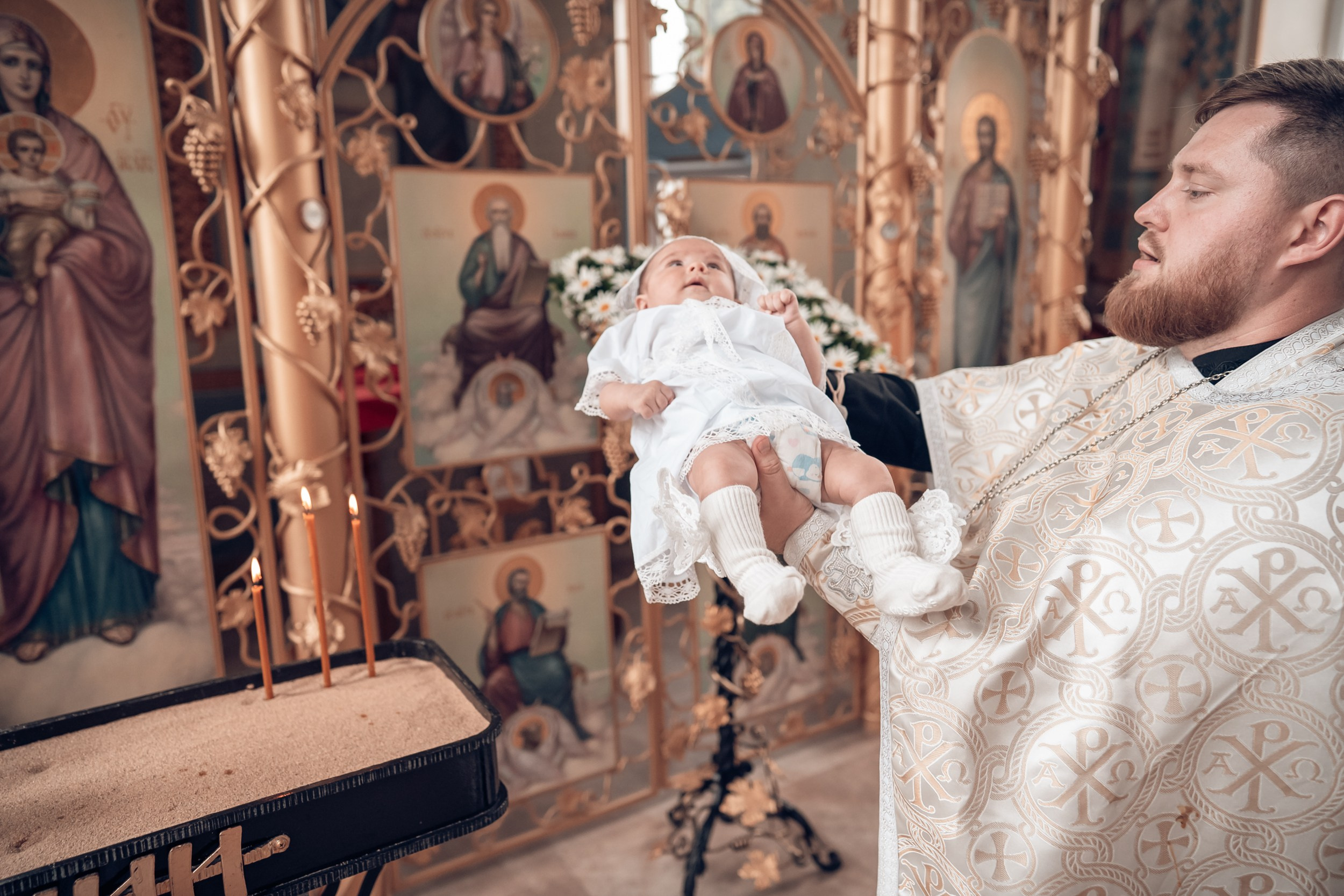 Крещение в храме св.Андрея Первозванного г. Севастополь. Церковный фотограф Севастополь