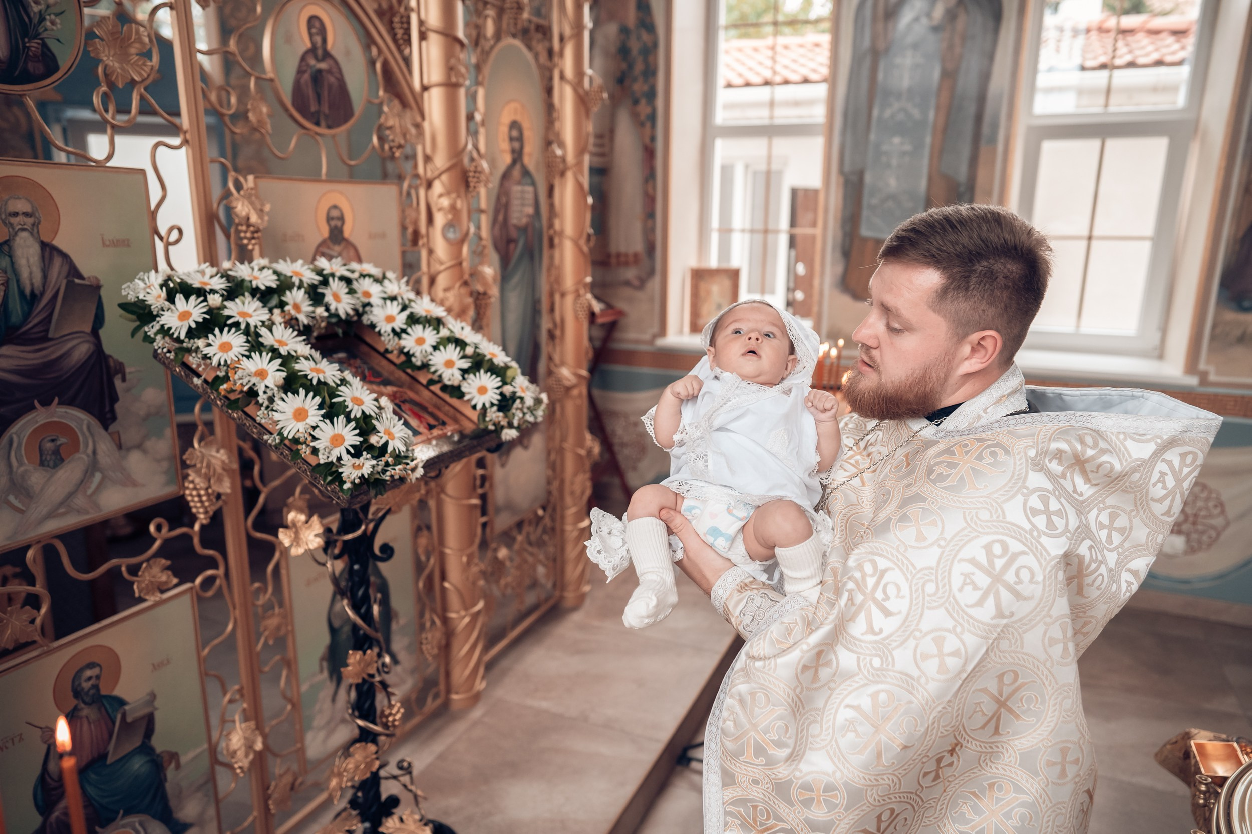 Крещение в храме св.Андрея Первозванного г. Севастополь. Церковный фотограф Севастополь