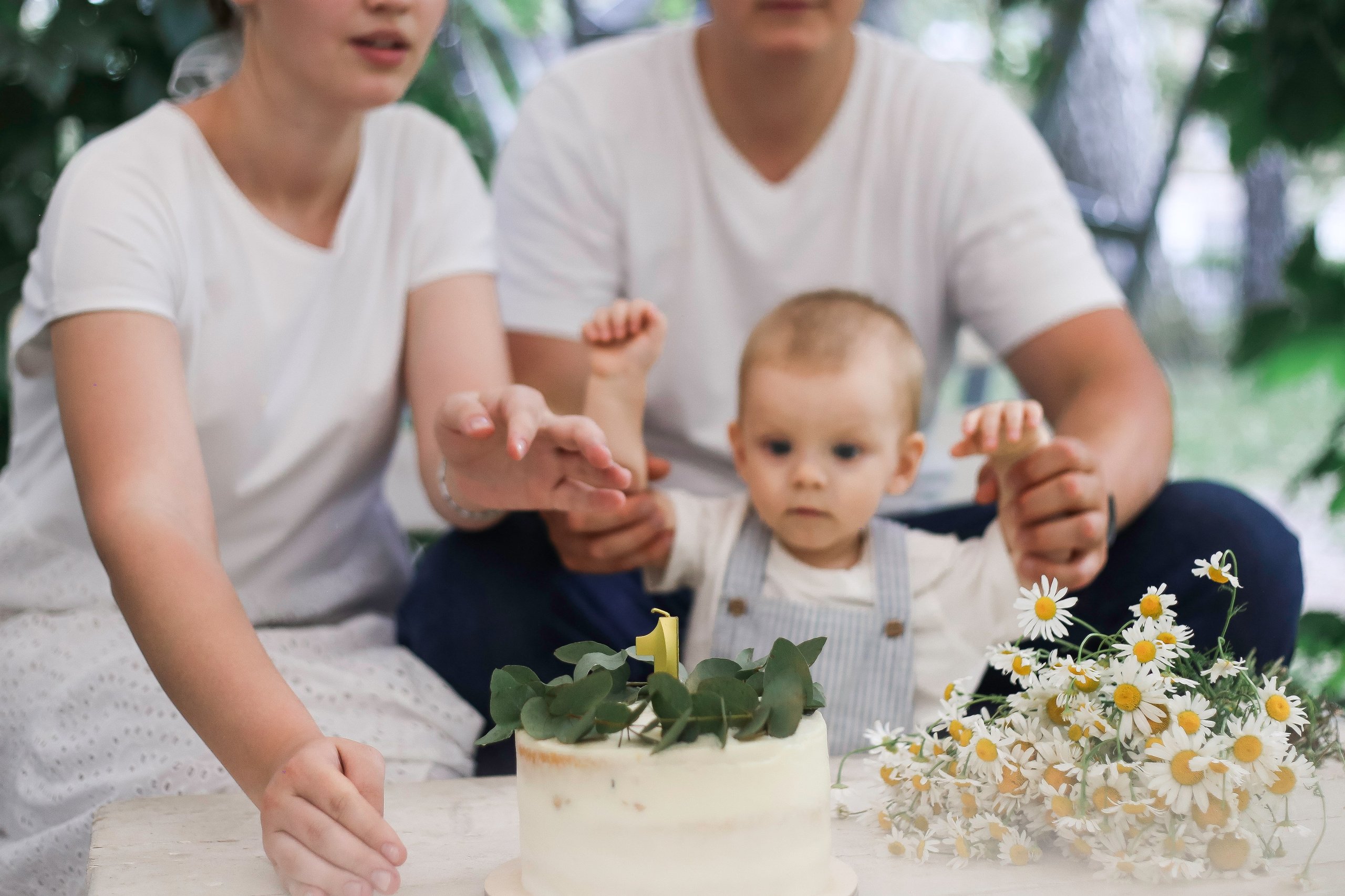 Годик с ромашками. Семейный и детский фотограф в Перми Ольга Кошелева