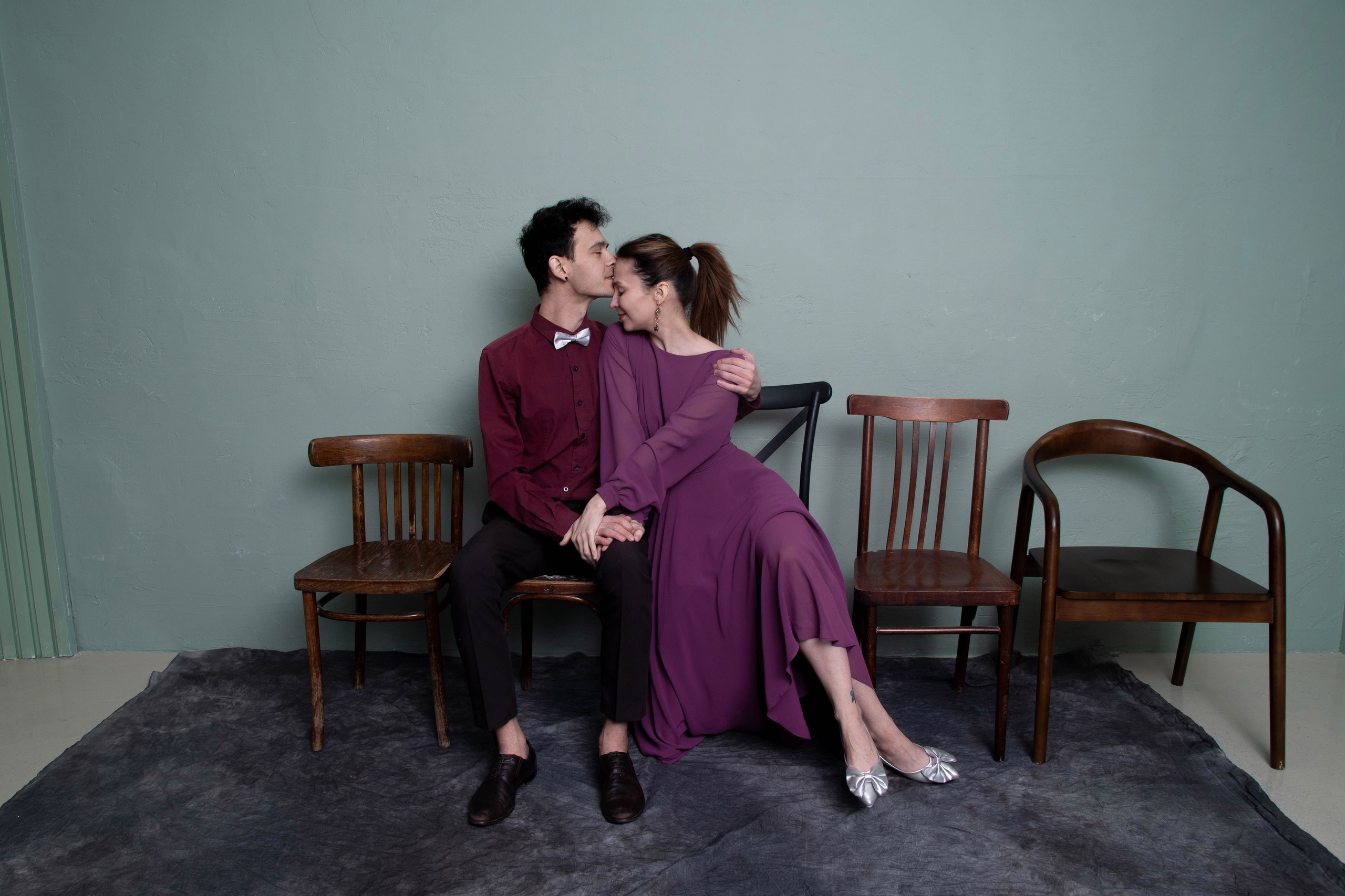 Love story фотосессия в студии