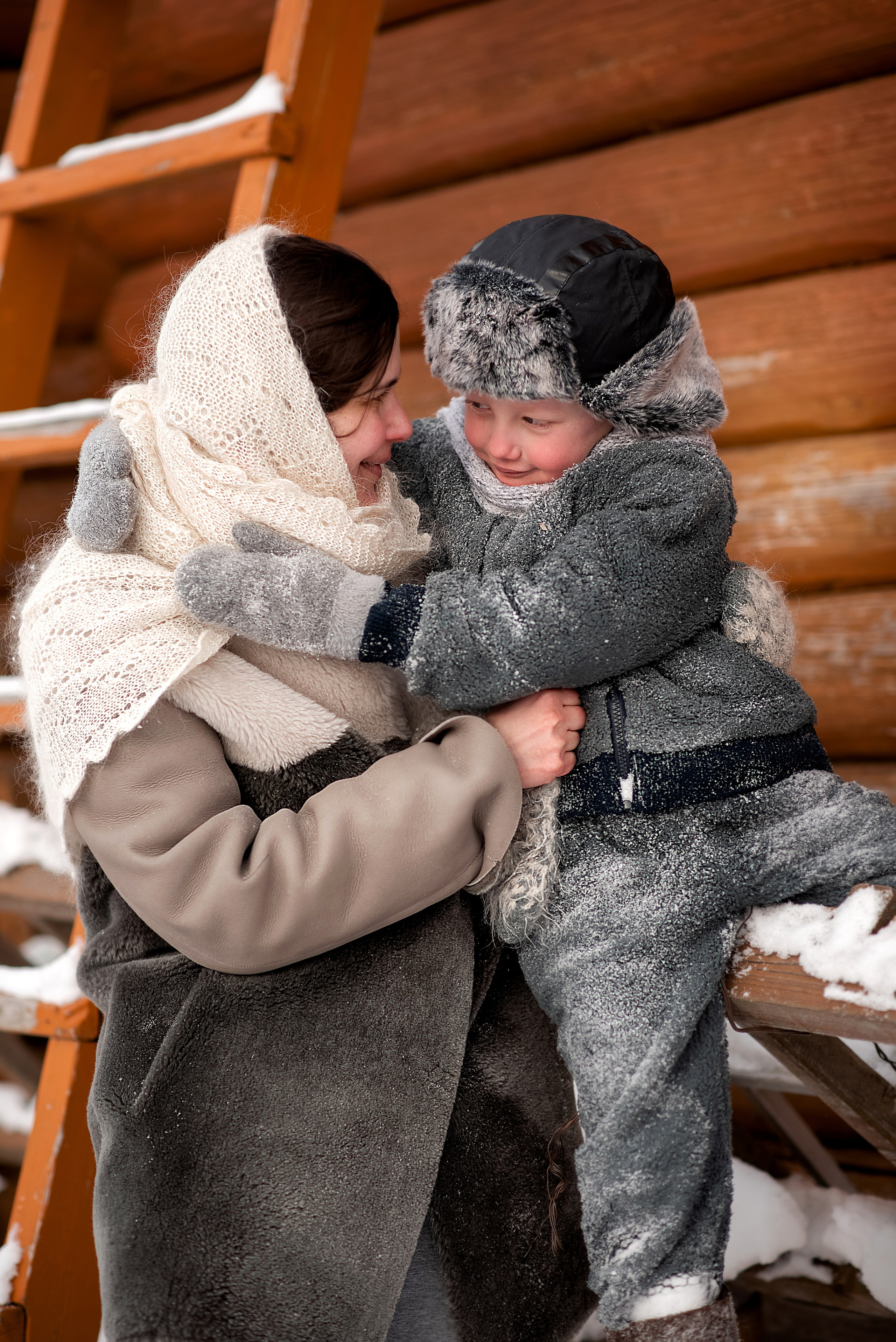 Тематическая семейная фотосессия в деревне. Семейный и детский фотограф в Туле Светлана Воронкова