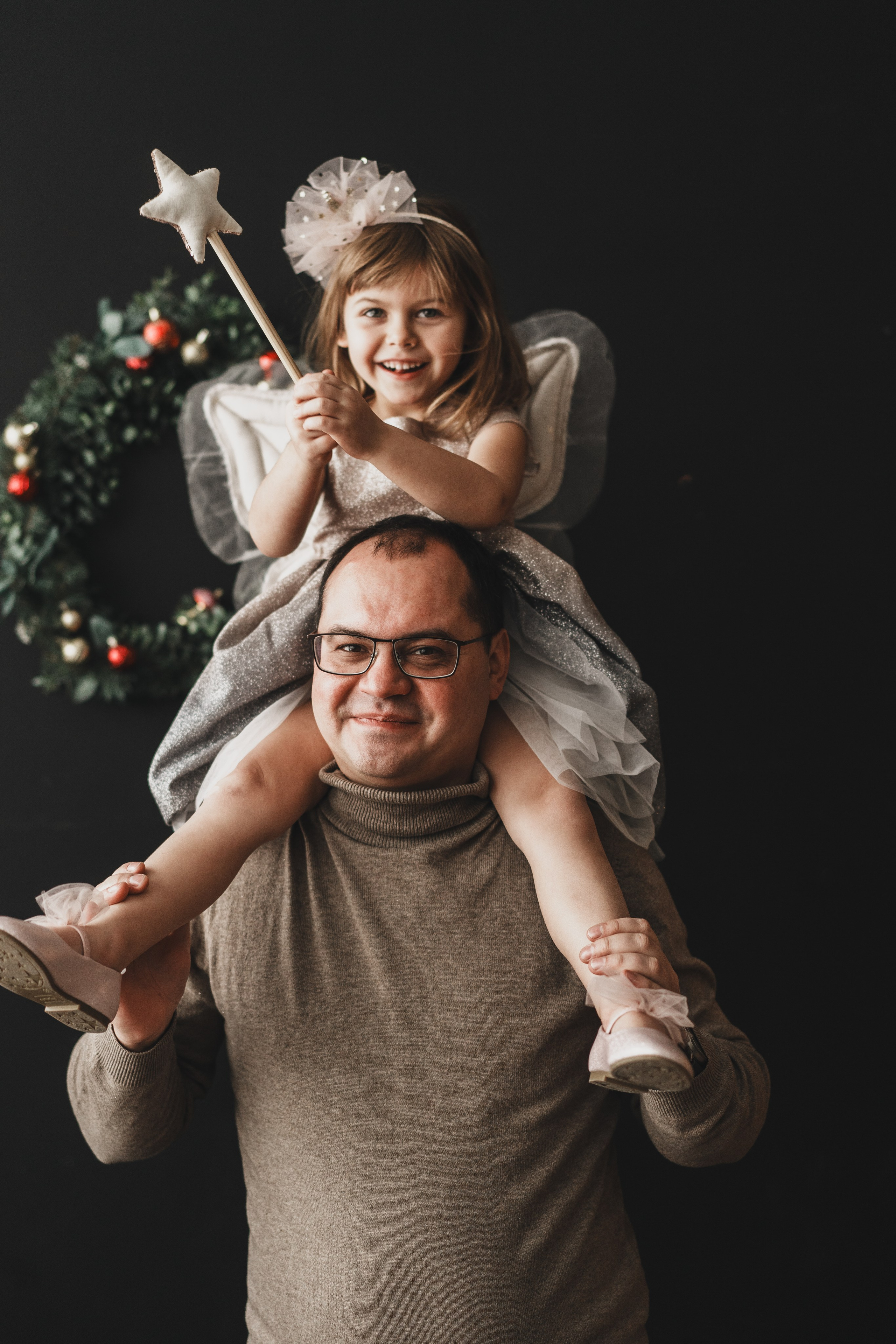 Лиза, Дима и малышка Даша в ожидании Нового года. Семейный и детский фотограф и видеограф в Москве, Серпухове и Тарусе Валерия Сорокина