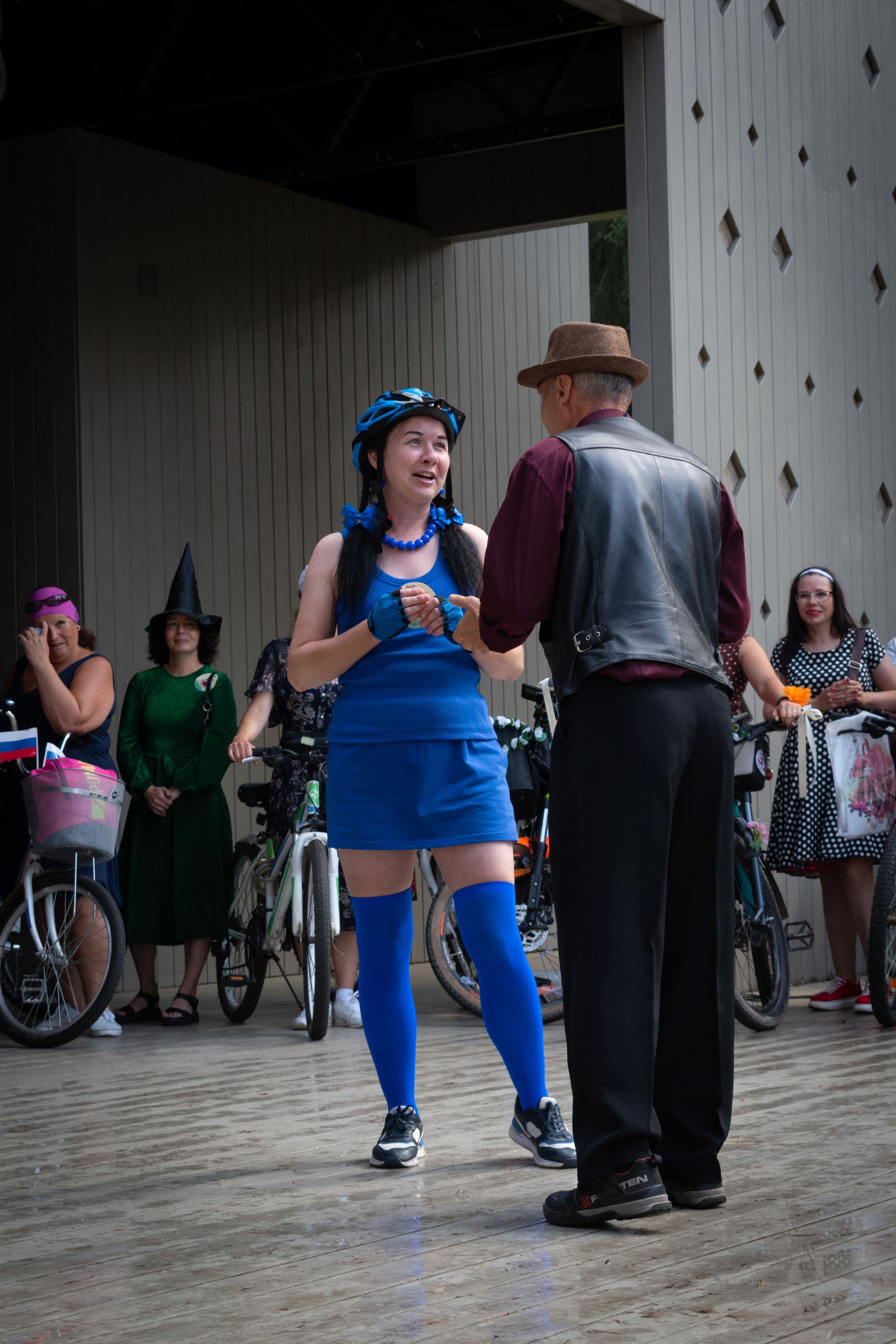 «Леди на велосипеде» — велопробег по г. Жуковскому 2025. Репортажный фотограф Сыбер Мартти