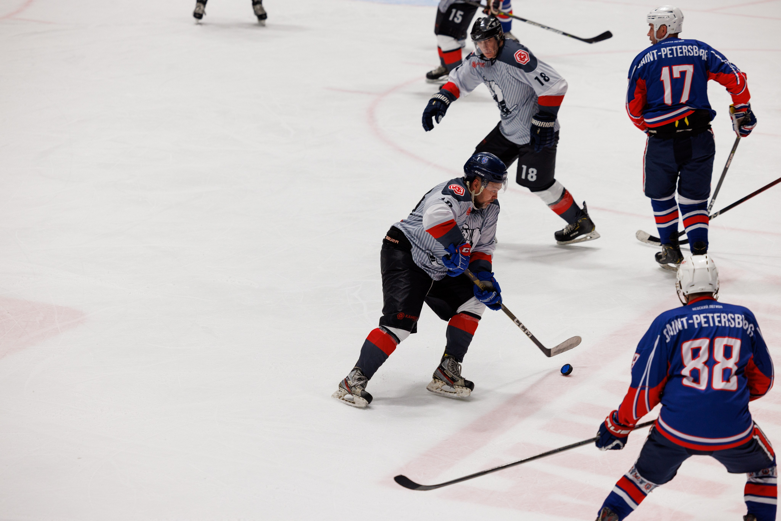 НХЛ (50+) Невский легион — Канекс 6-1. Фотограф Александр Заломаев