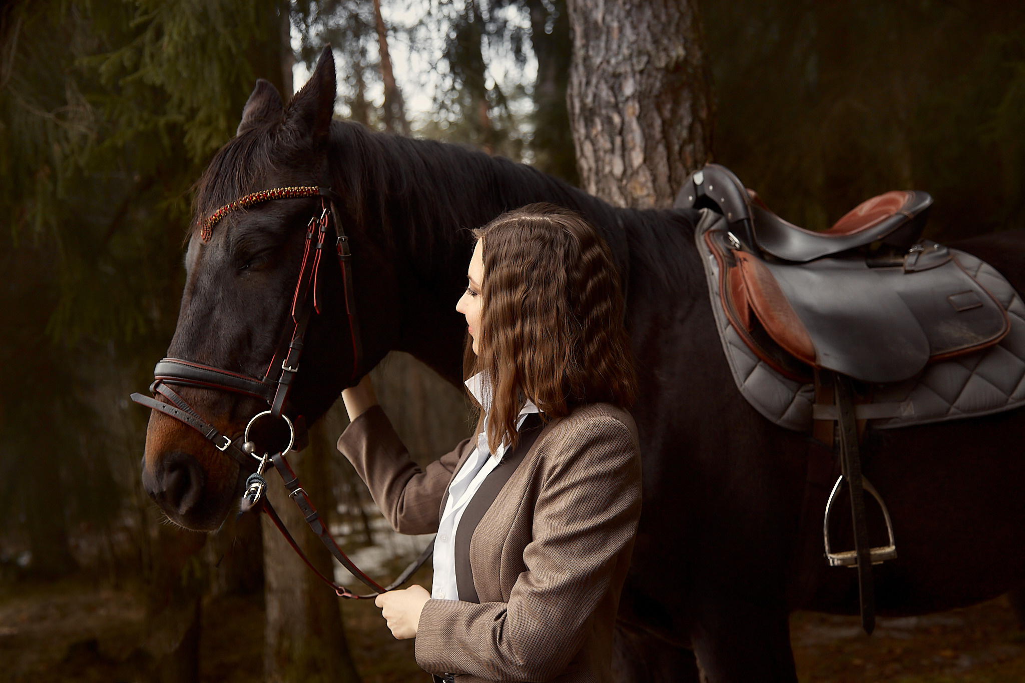 Фотосессия с лошадью для Кати. Фотограф в Минске Анна Кучинская