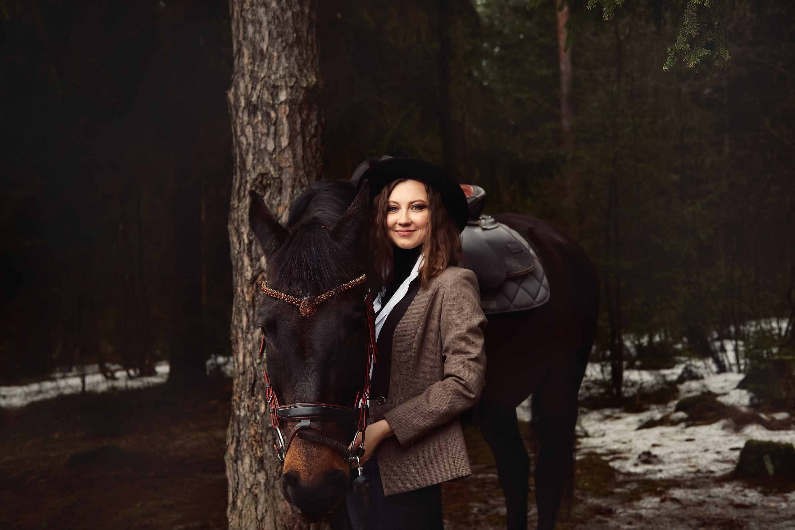 Фотосессия с лошадью для Кати. Фотограф в Минске Анна Кучинская