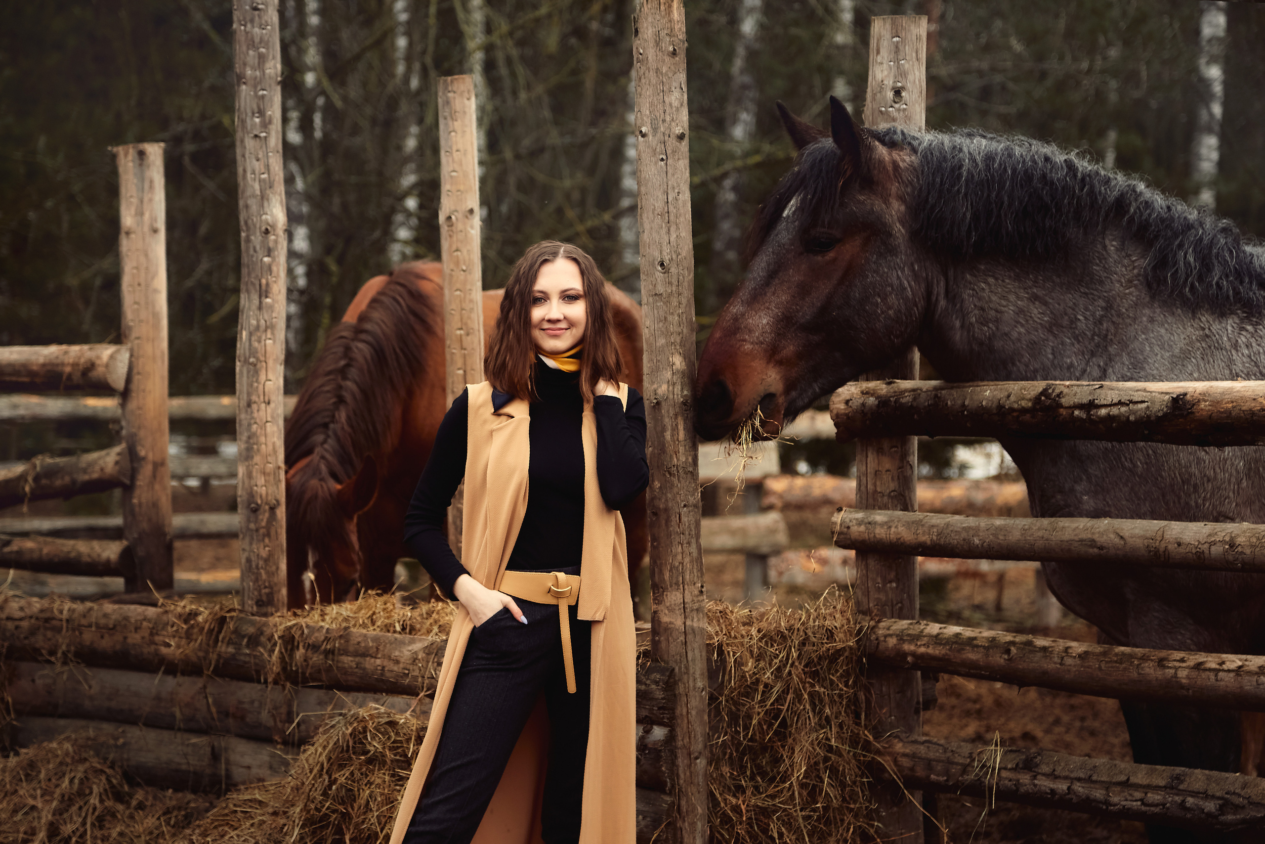 Фотосессия с лошадью для Кати. Фотограф в Минске Анна Кучинская