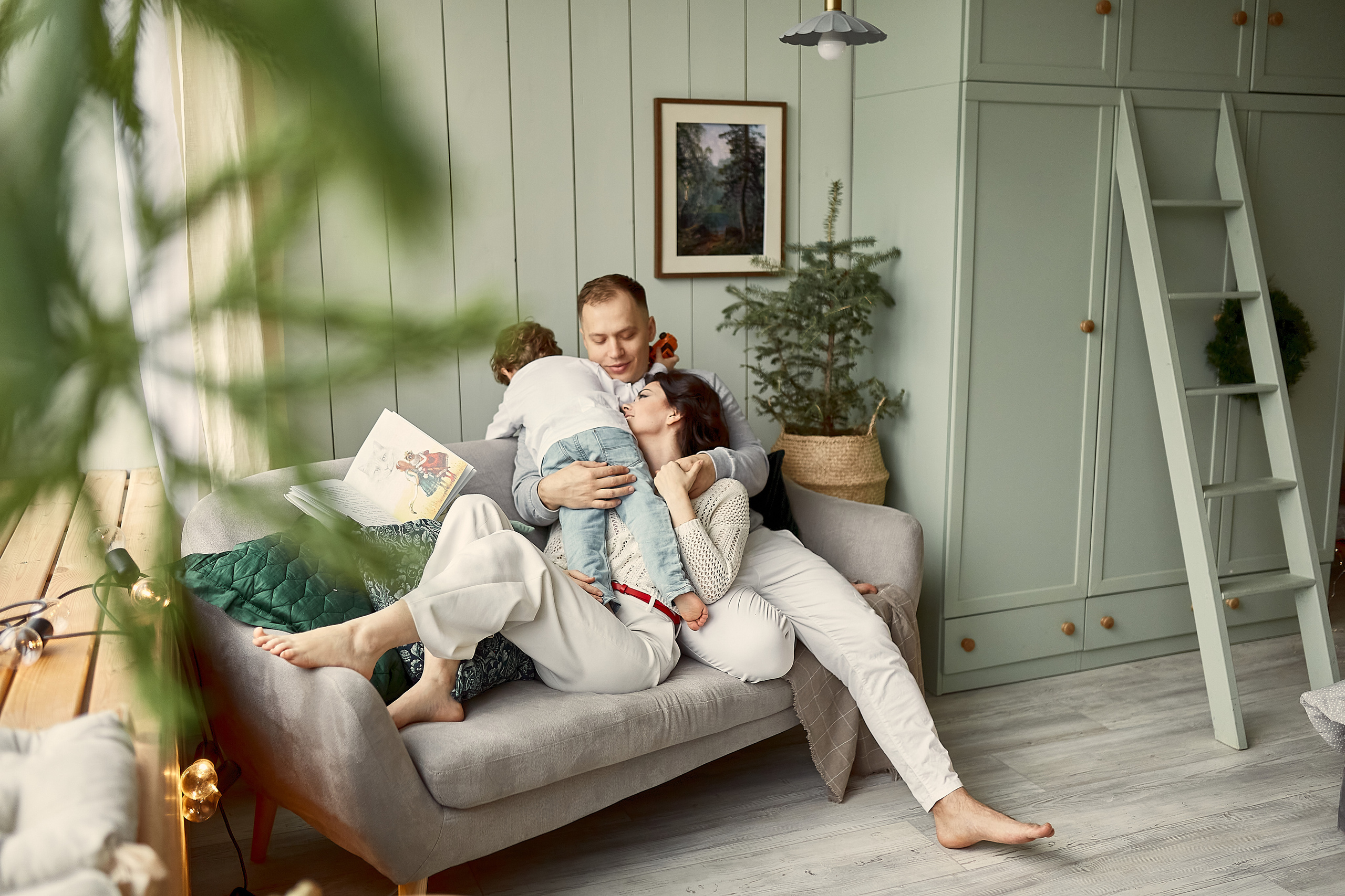 Новогодняя семейная фотосессия. Фотограф в Минске Анна Кучинская