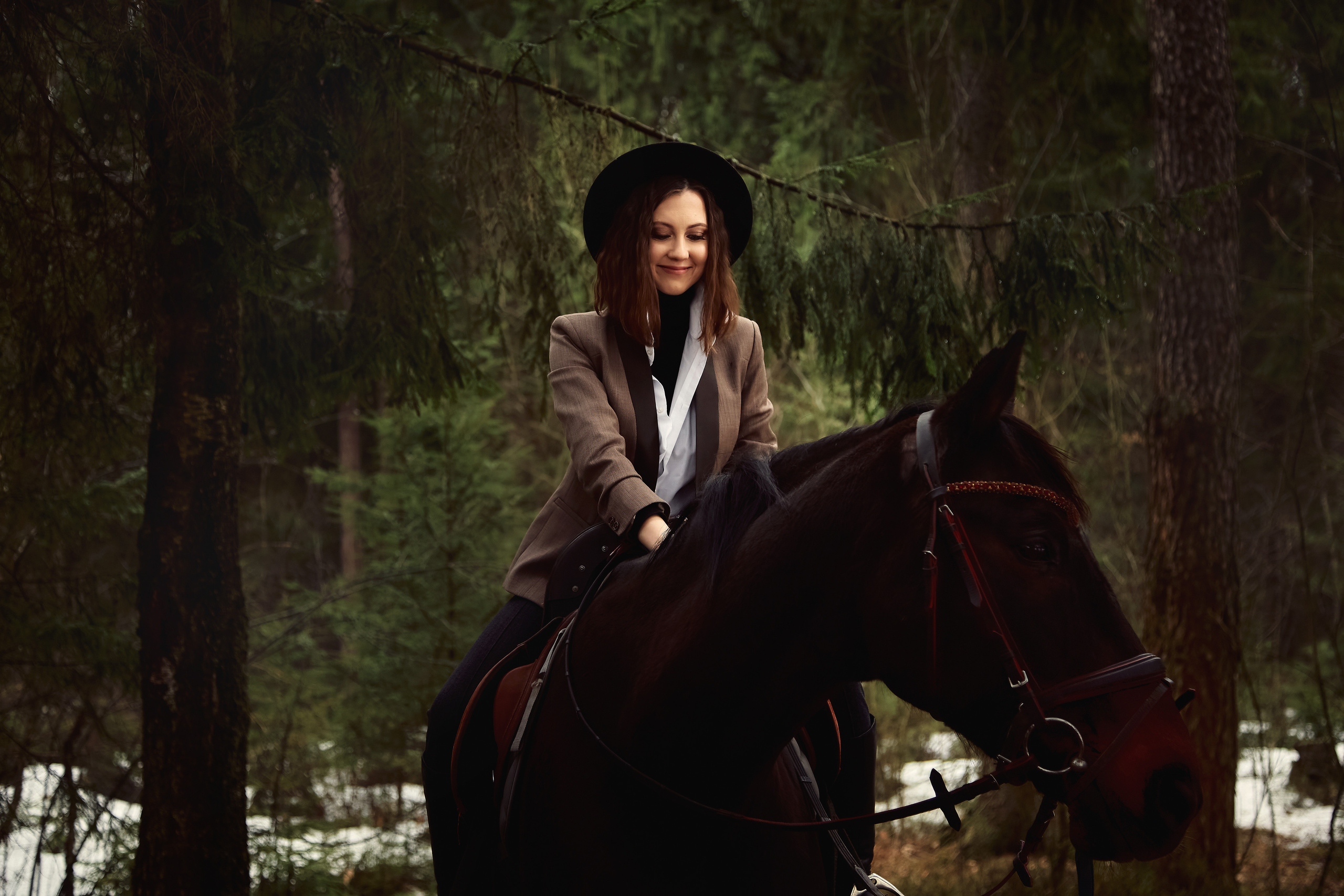 Фотосессия с лошадью для Кати. Фотограф в Минске Анна Кучинская
