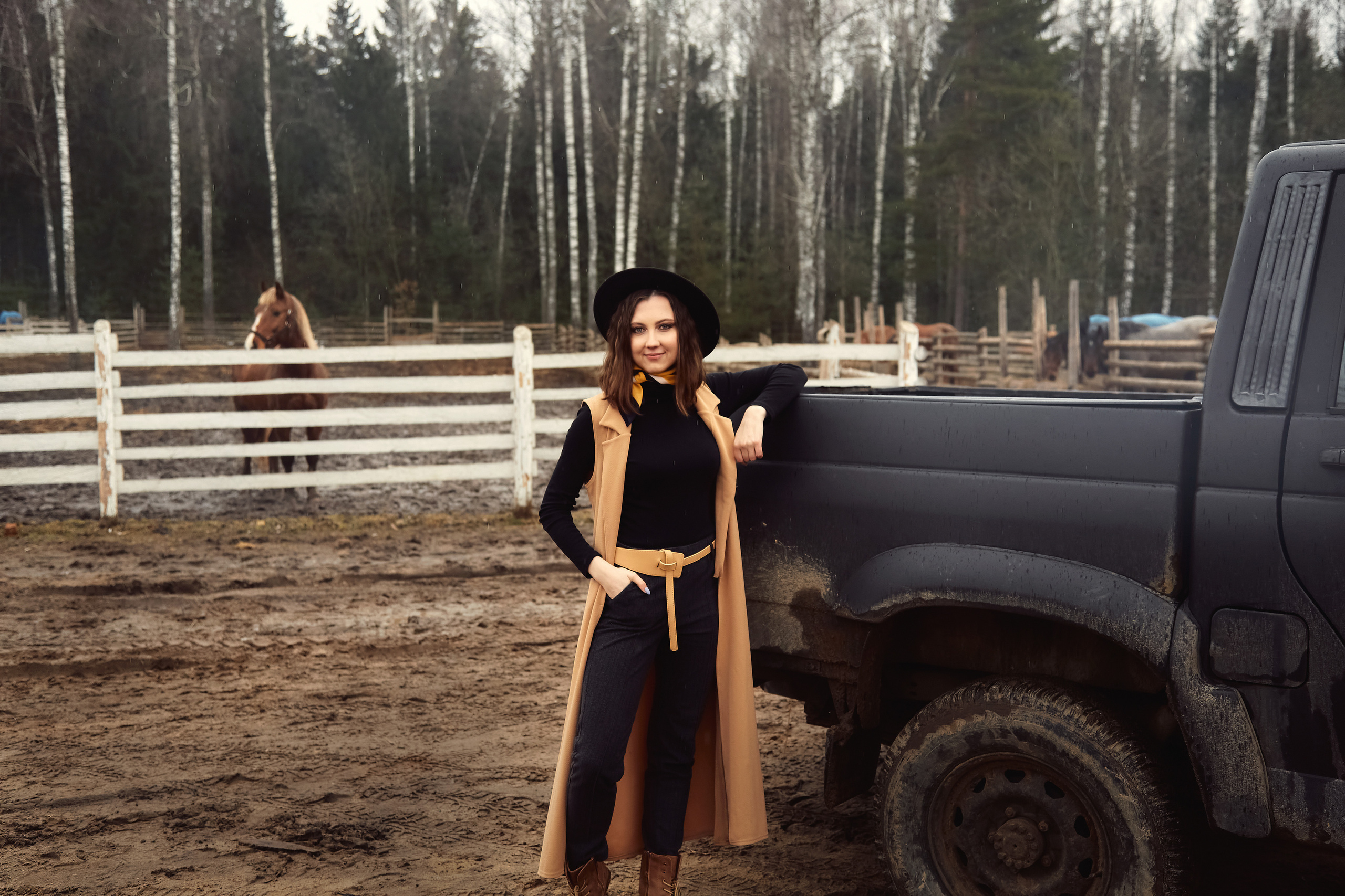 Фотосессия с лошадью для Кати. Фотограф в Минске Анна Кучинская