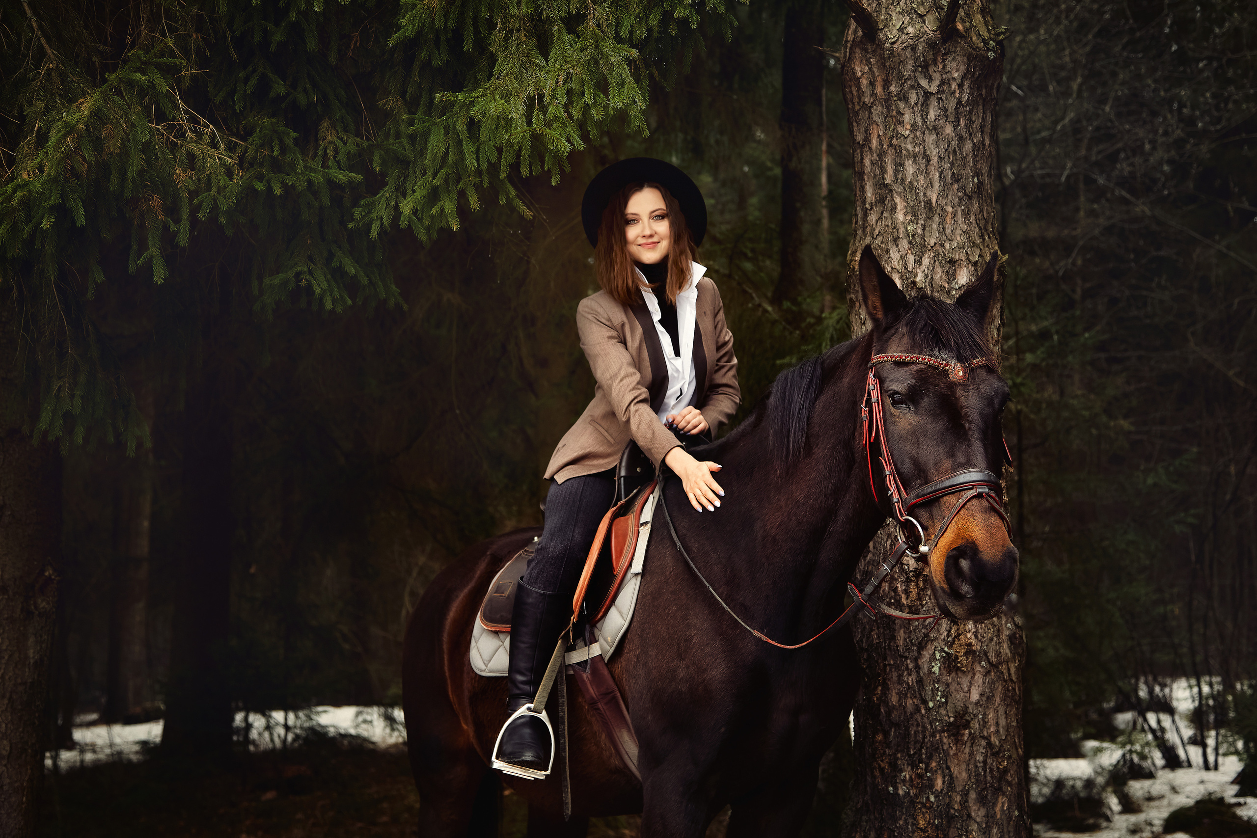 Фотосессия с лошадью для Кати. Фотограф в Минске Анна Кучинская