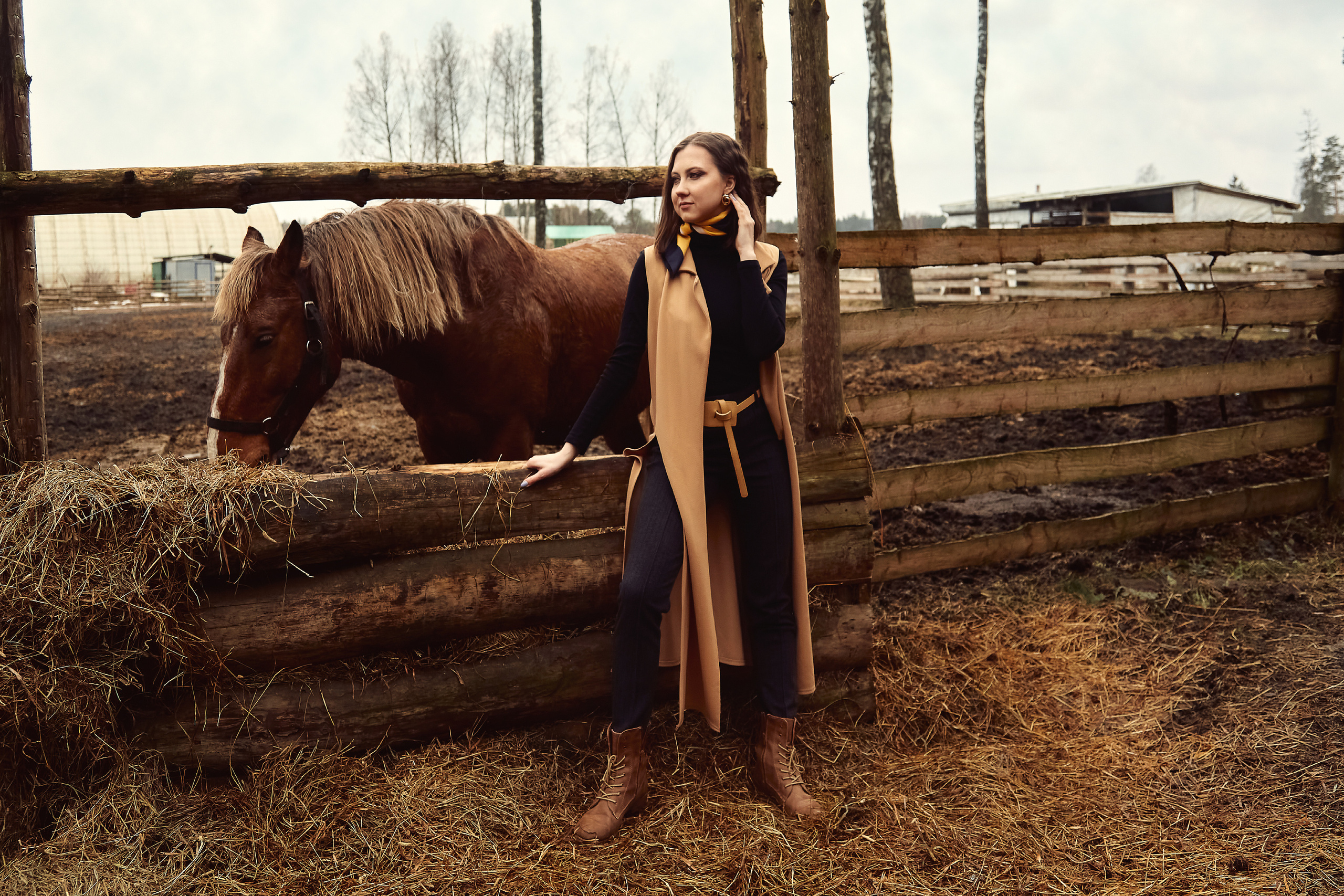 Фотосессия с лошадью для Кати. Фотограф в Минске Анна Кучинская