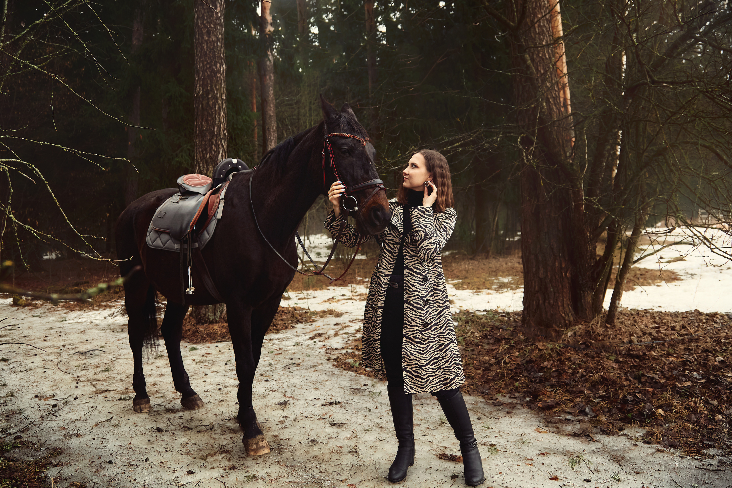 Фотосессия с лошадью для Кати. Фотограф в Минске Анна Кучинская