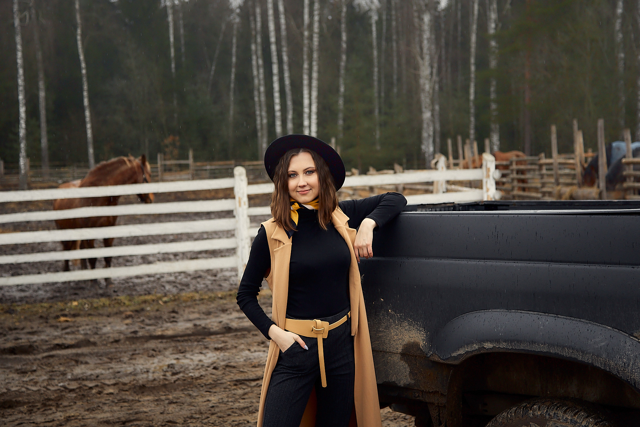 Фотосессия с лошадью для Кати. Фотограф в Минске Анна Кучинская