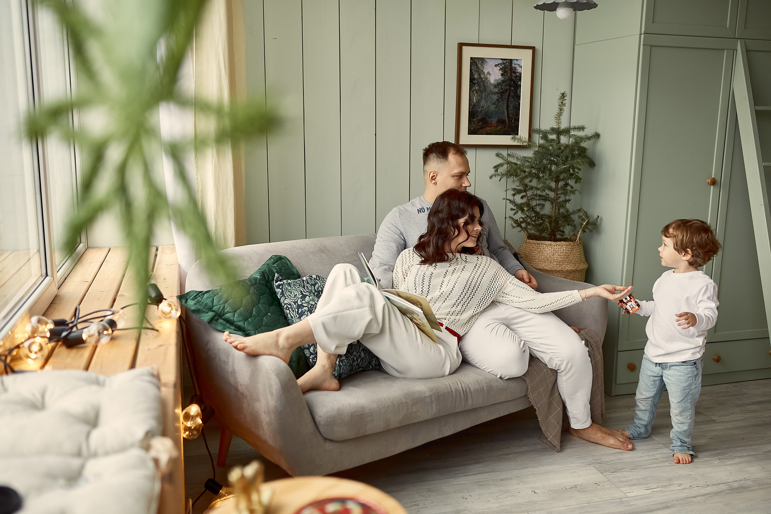 Новогодняя семейная фотосессия. Фотограф в Минске Анна Кучинская