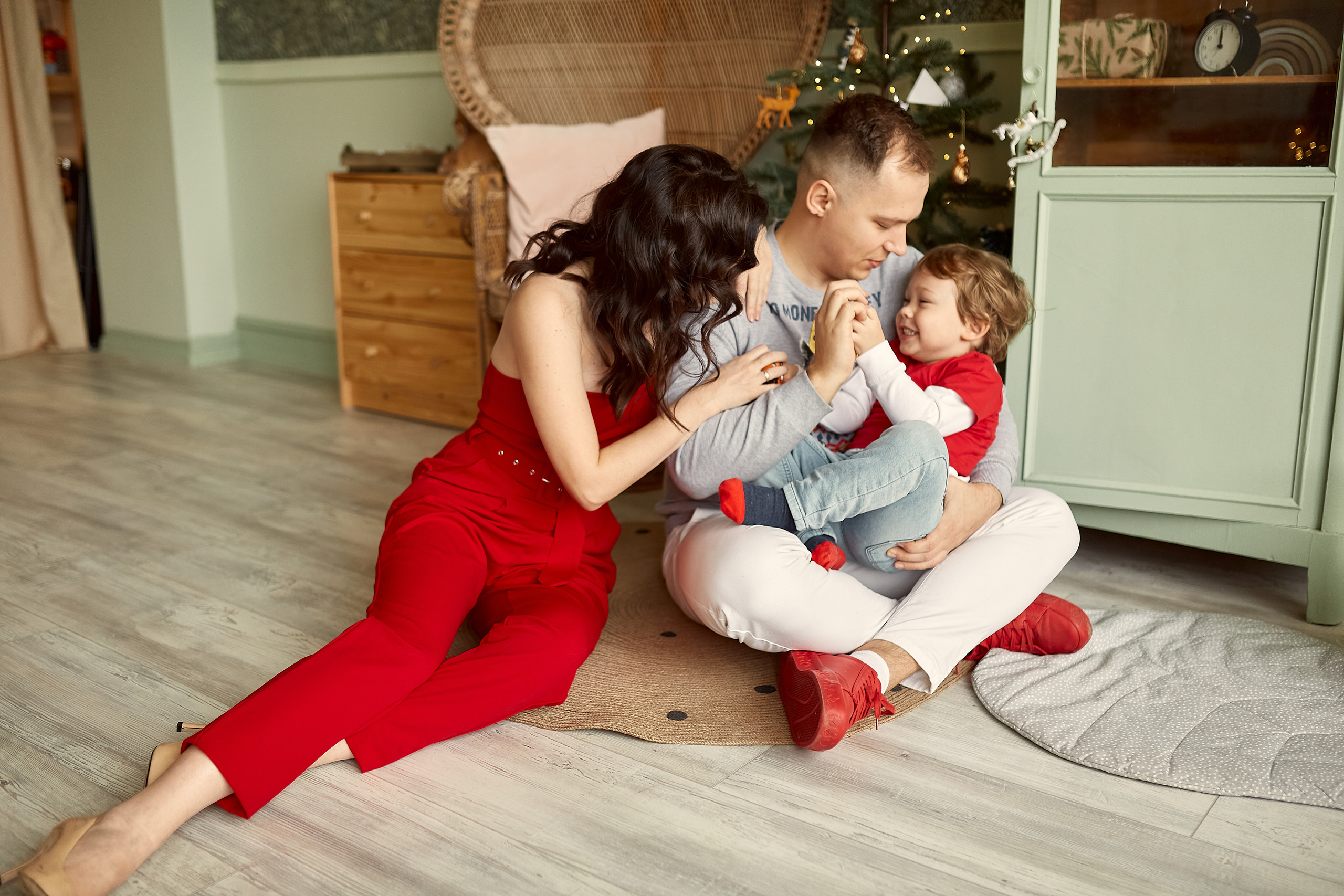 Новогодняя семейная фотосессия. Фотограф в Минске Анна Кучинская