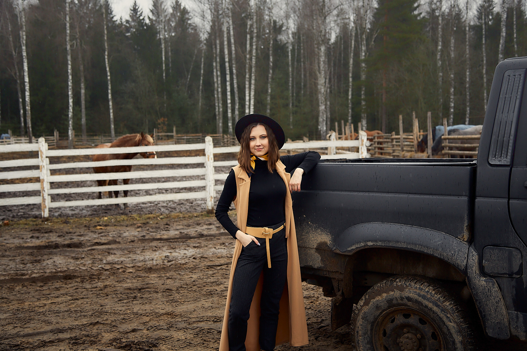 Фотосессия с лошадью для Кати. Фотограф в Минске Анна Кучинская