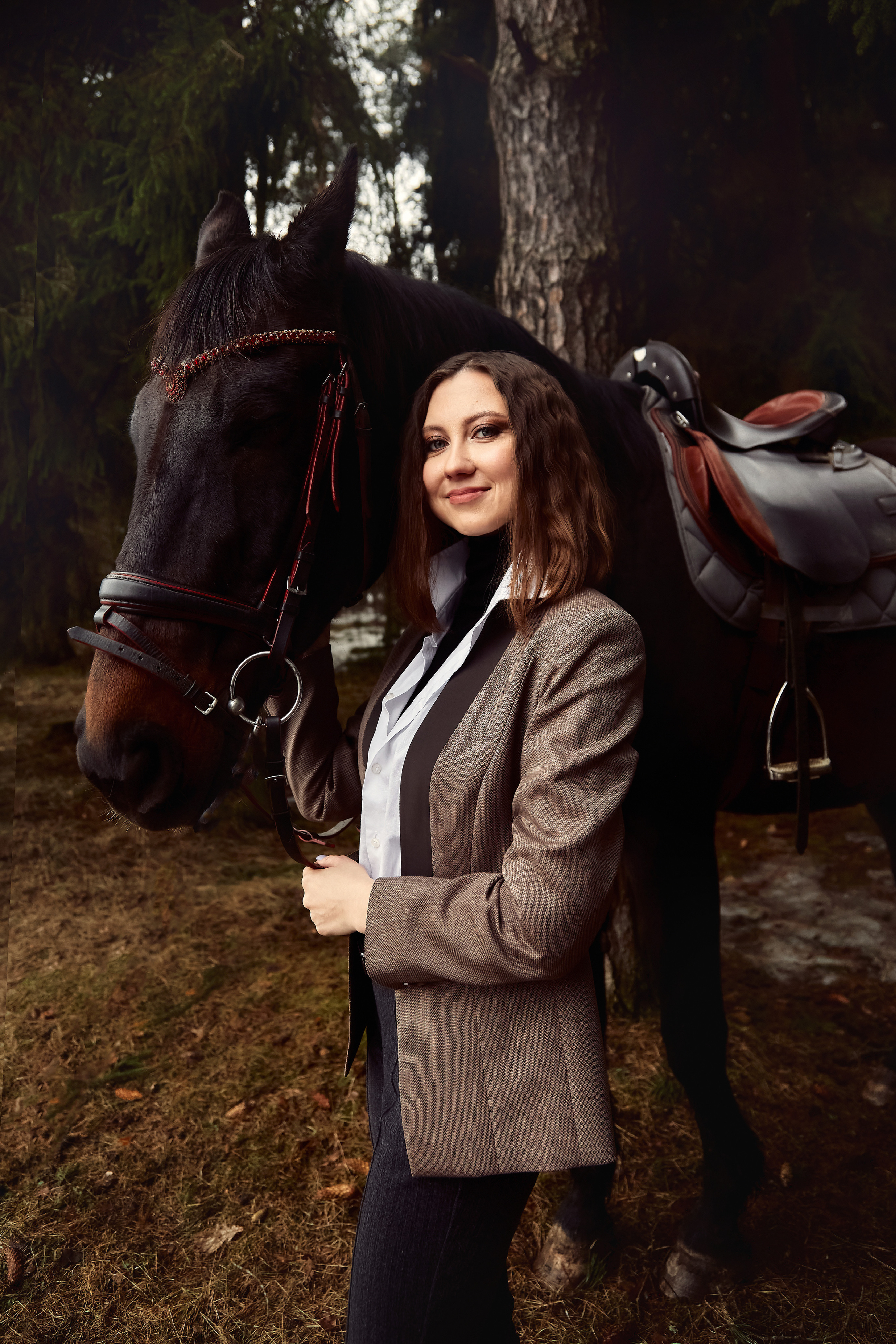 Фотосессия с лошадью для Кати. Фотограф в Минске Анна Кучинская