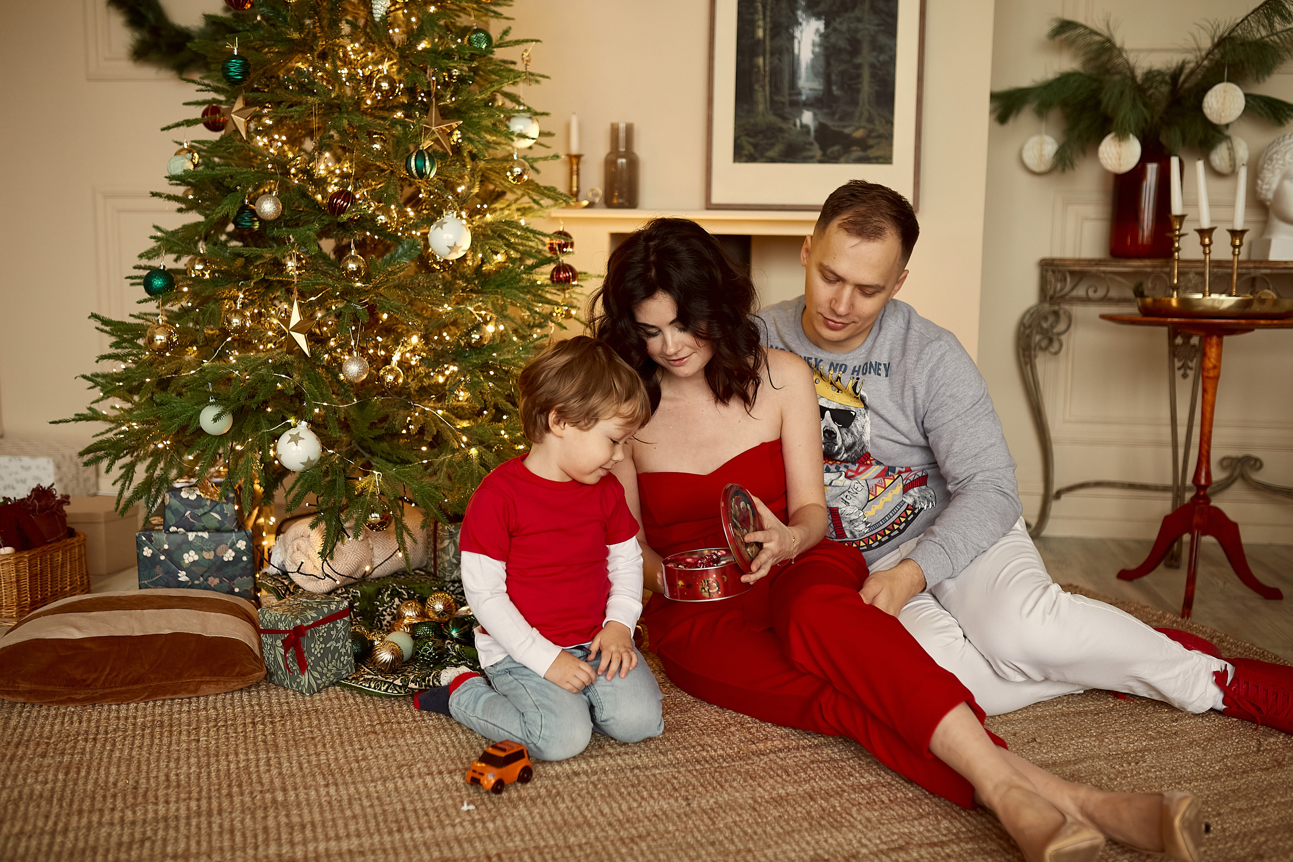 Новогодняя семейная фотосессия. Фотограф в Минске Анна Кучинская