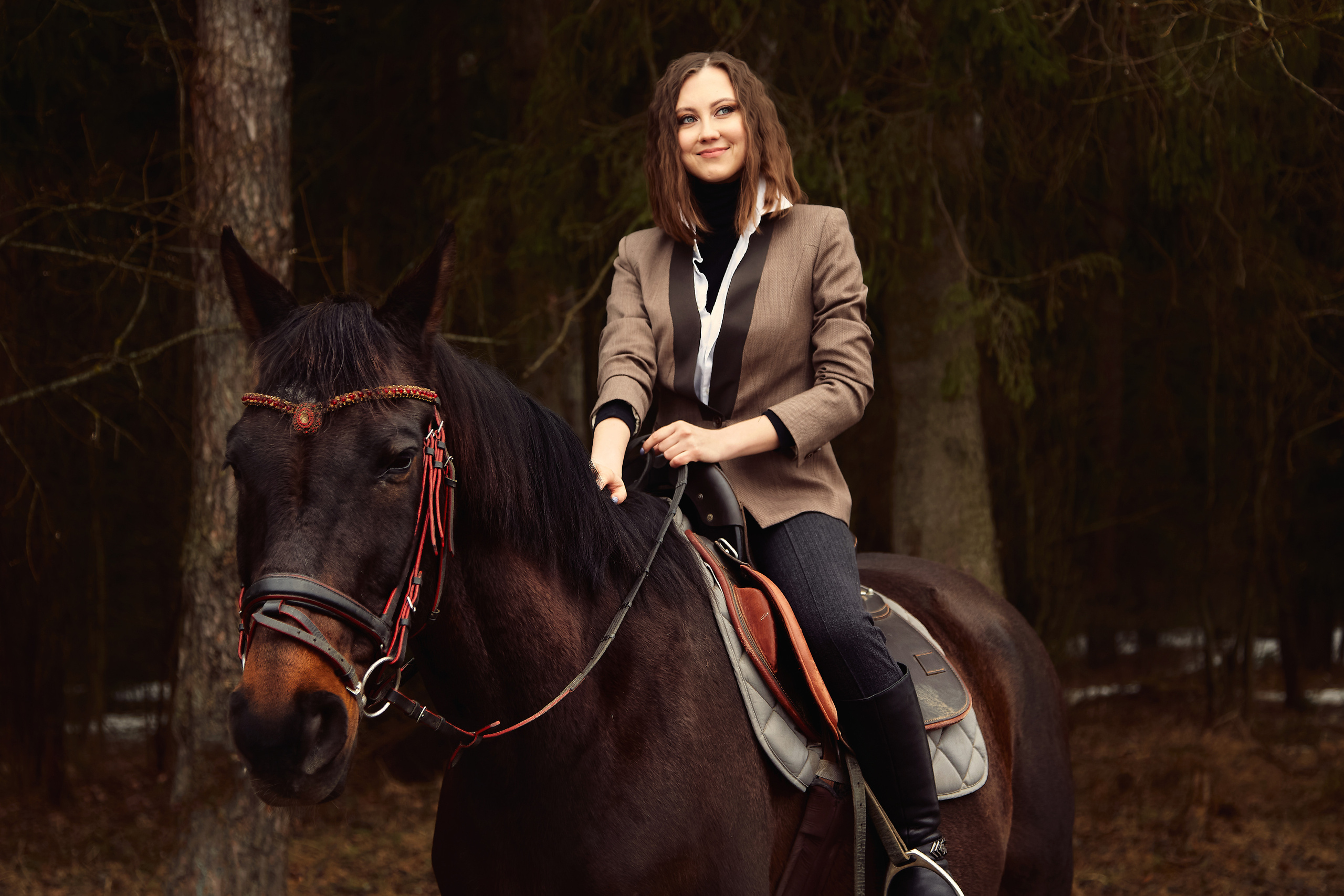 Фотосессия с лошадью для Кати. Фотограф в Минске Анна Кучинская