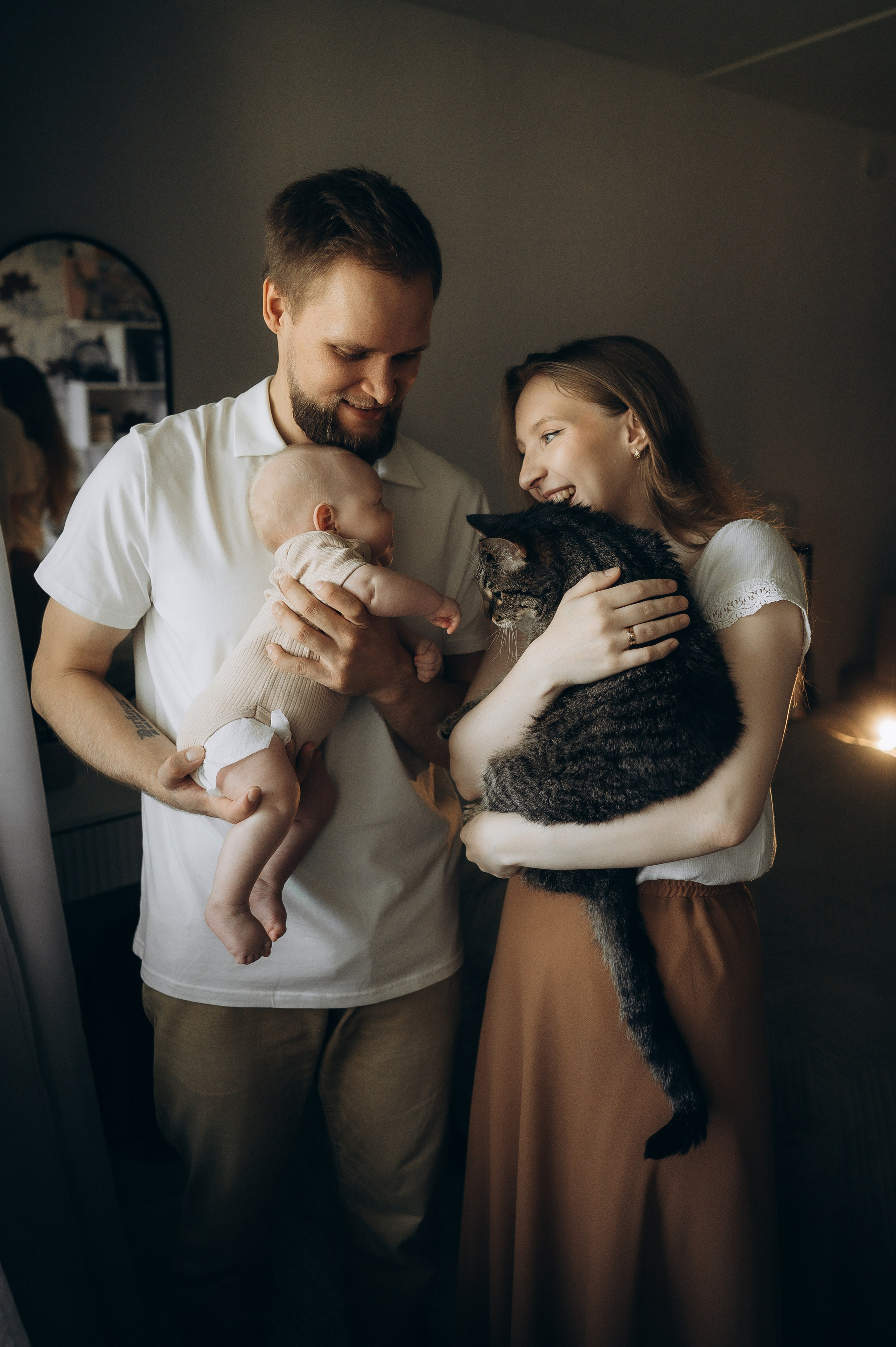 Георгий, Татьяна и малышка Кристина. Фотограф Виктория Грибова г. Вологда