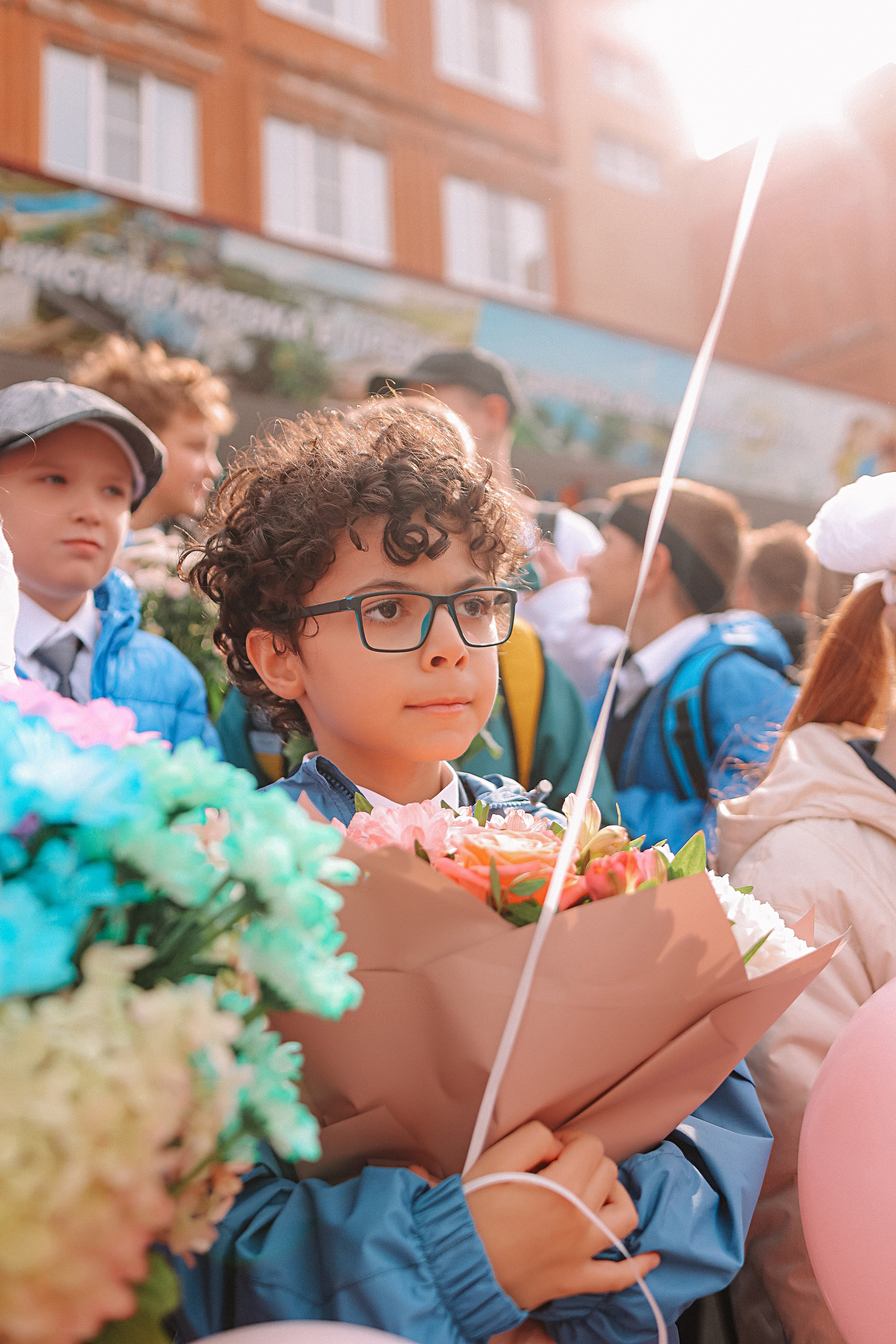 1 сентября линейка+кл час+портреты. Семейный фотограф Тюмень, фотограф на роды Салмина Мария