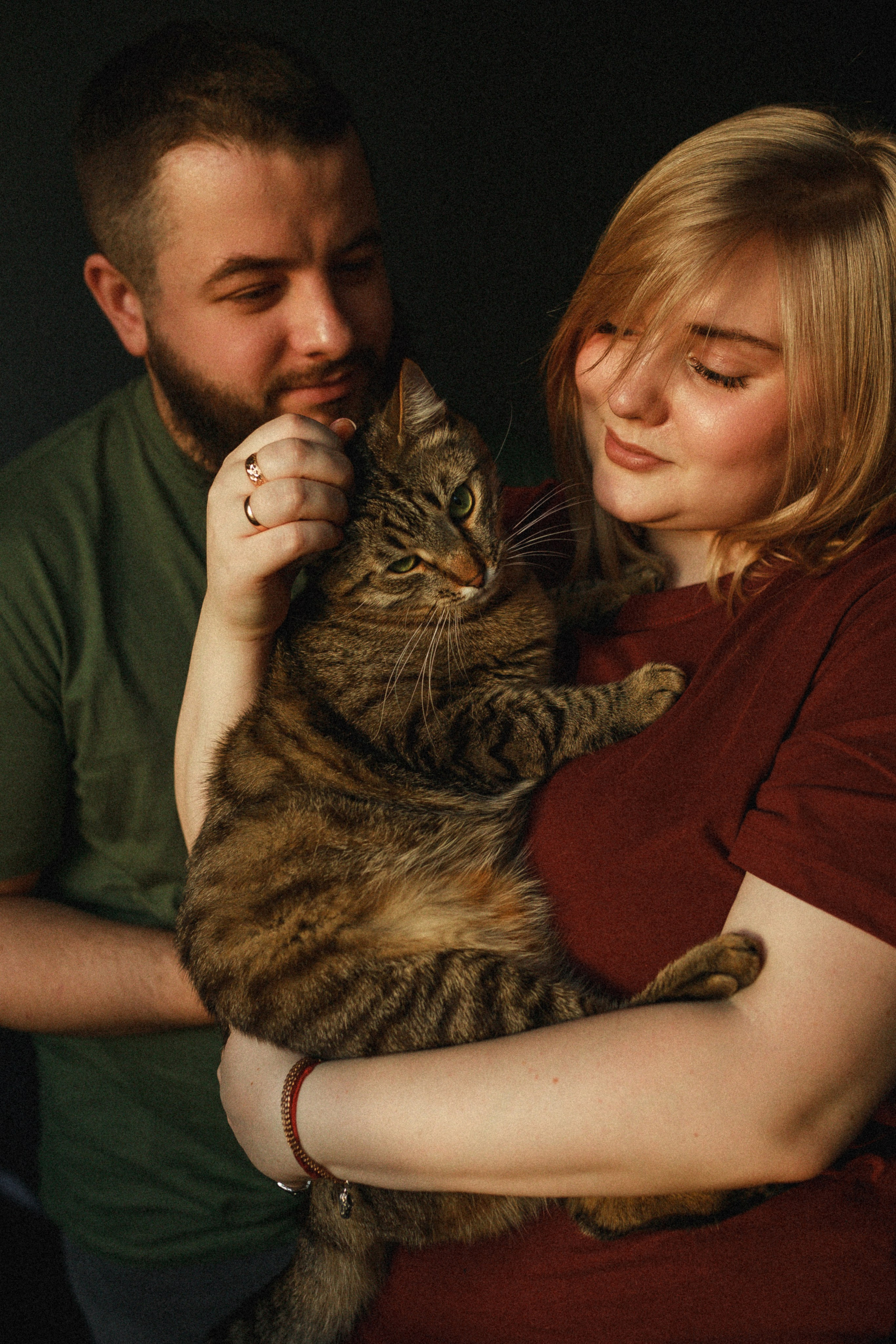 Домашняя ♥ Настя, Стас и кот Василий. Фотограф Тверь. Свадебные, семейные, индивидуальные фотосессии