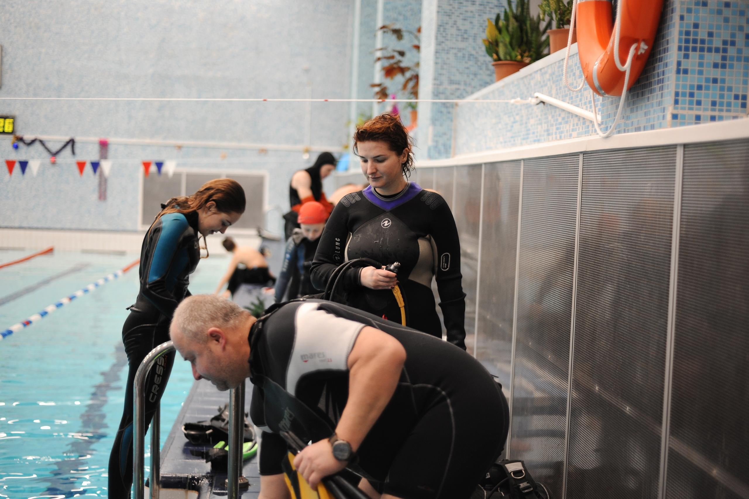 Дайверы. Новый год. Ваш семейный фотограф