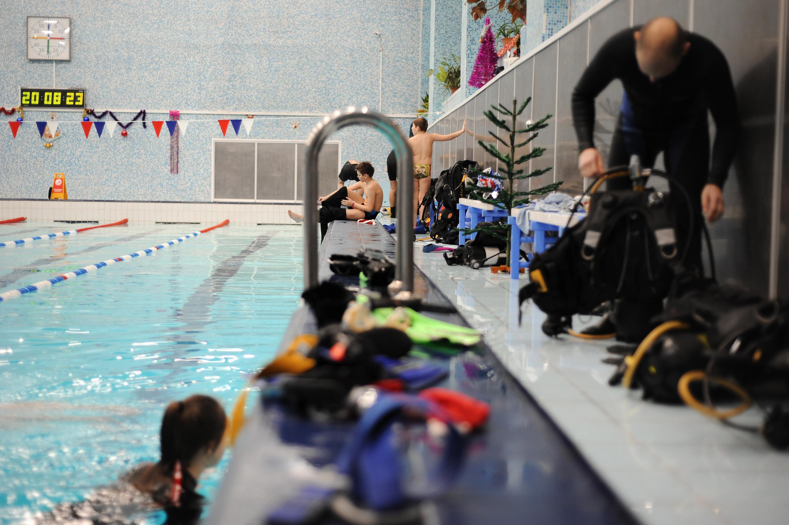 Дайверы. Новый год. Ваш семейный фотограф