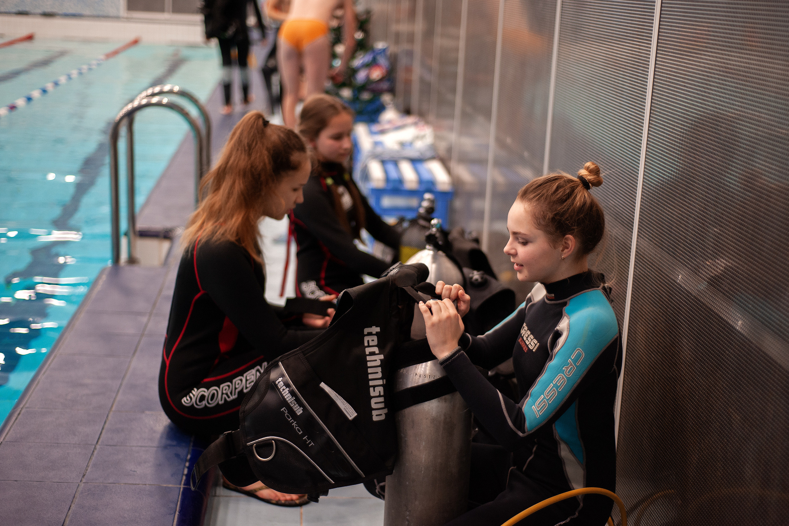 Дайверы. Новый год. Ваш семейный фотограф