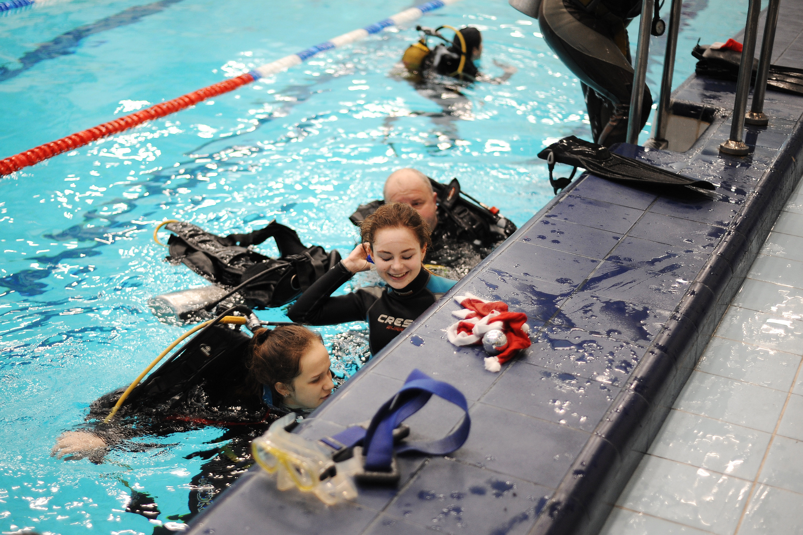 Дайверы. Новый год. Ваш семейный фотограф