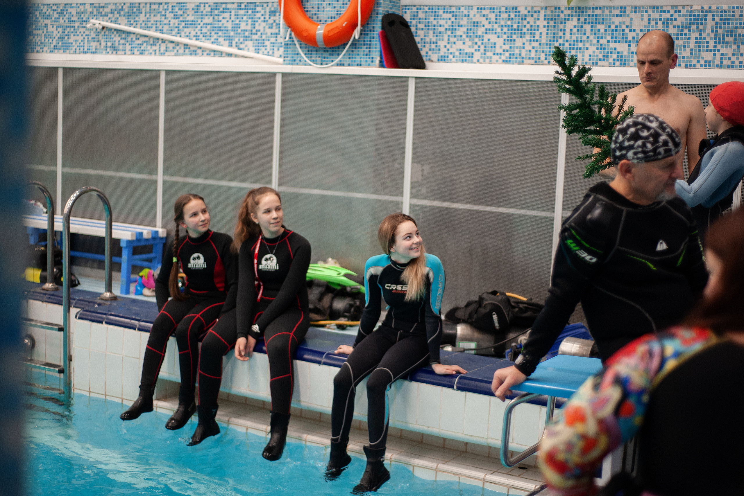 Дайверы. Новый год. Ваш семейный фотограф