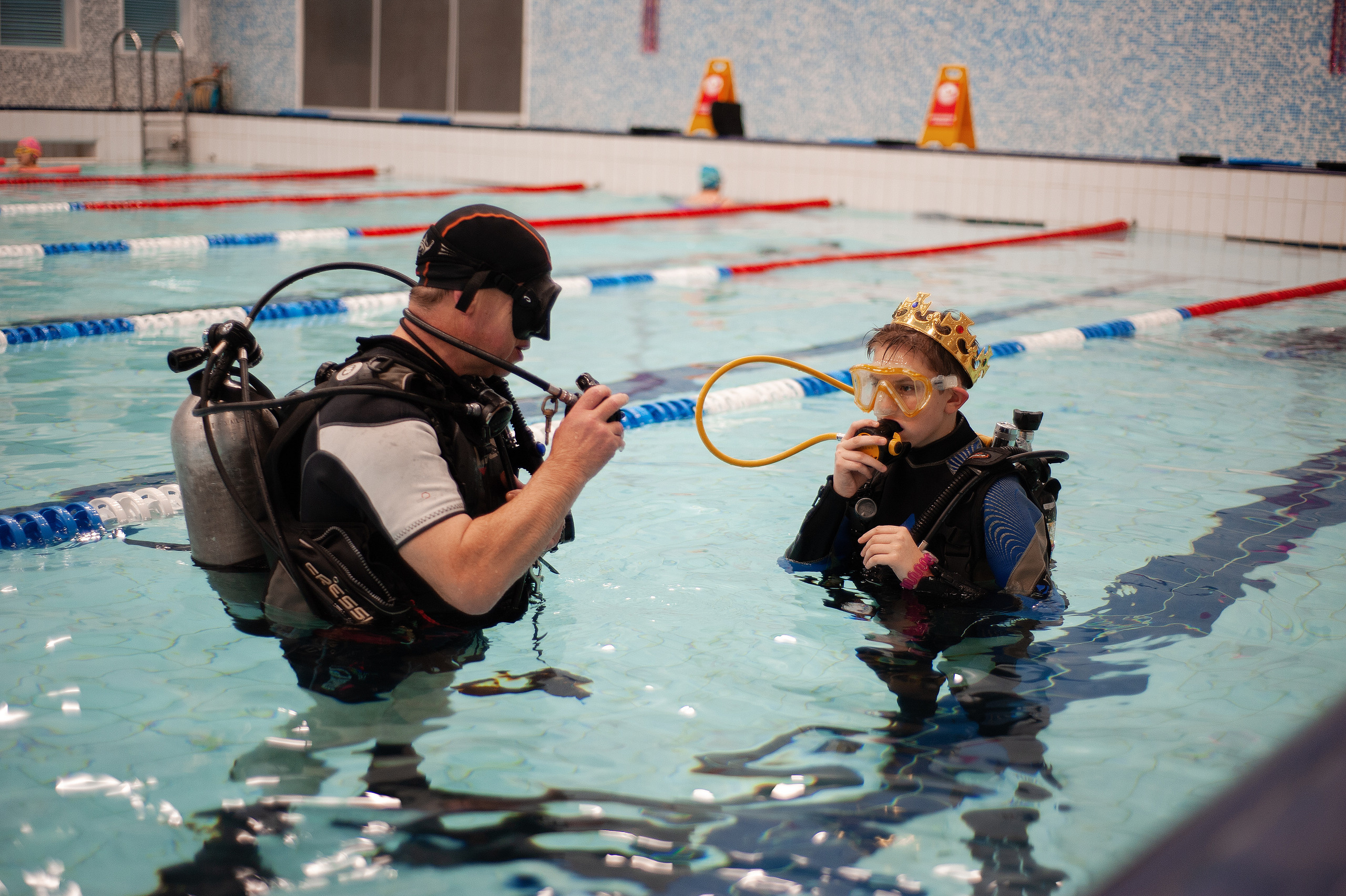 Дайверы. Новый год. Ваш семейный фотограф