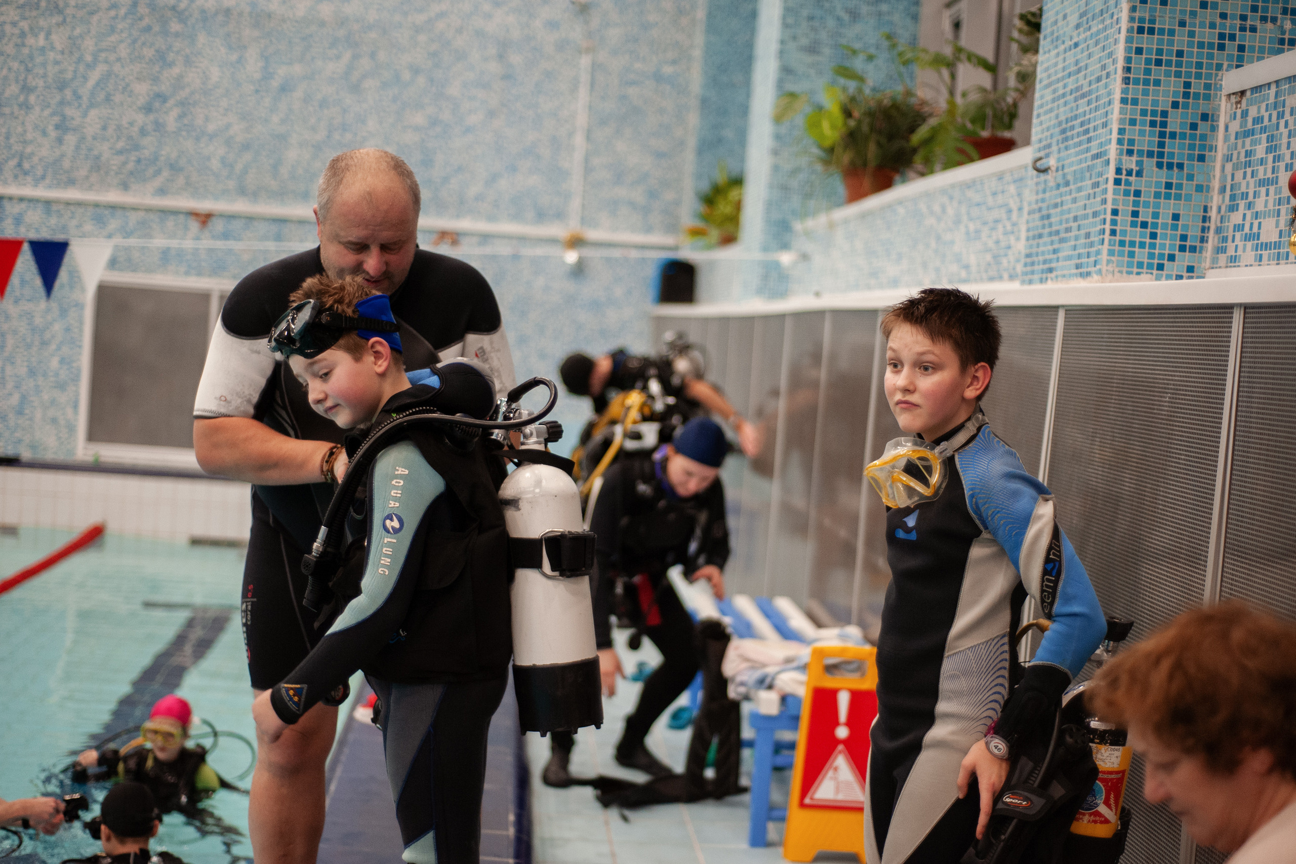 Дайверы. Новый год. Ваш семейный фотограф