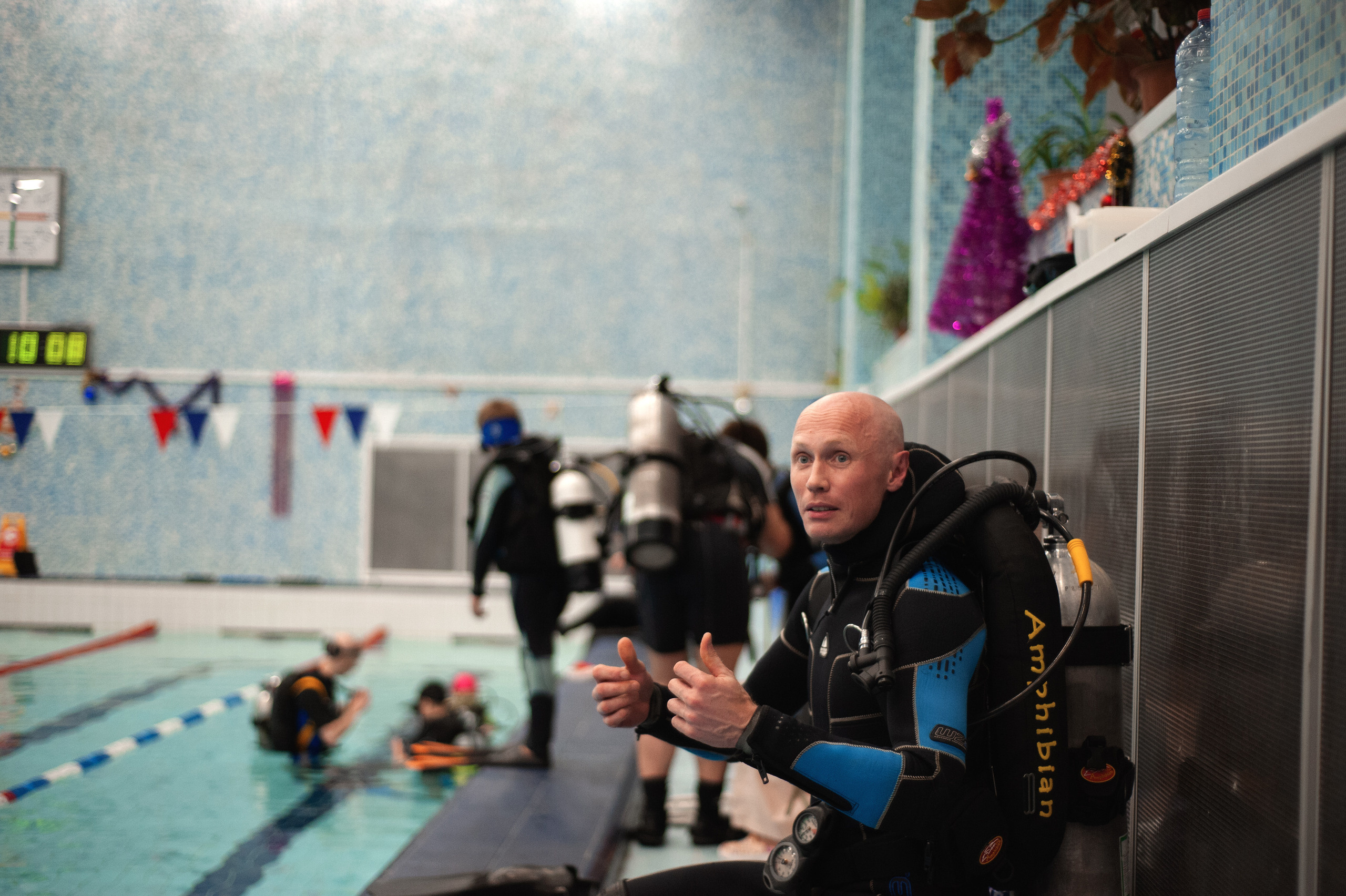 Дайверы. Новый год. Ваш семейный фотограф