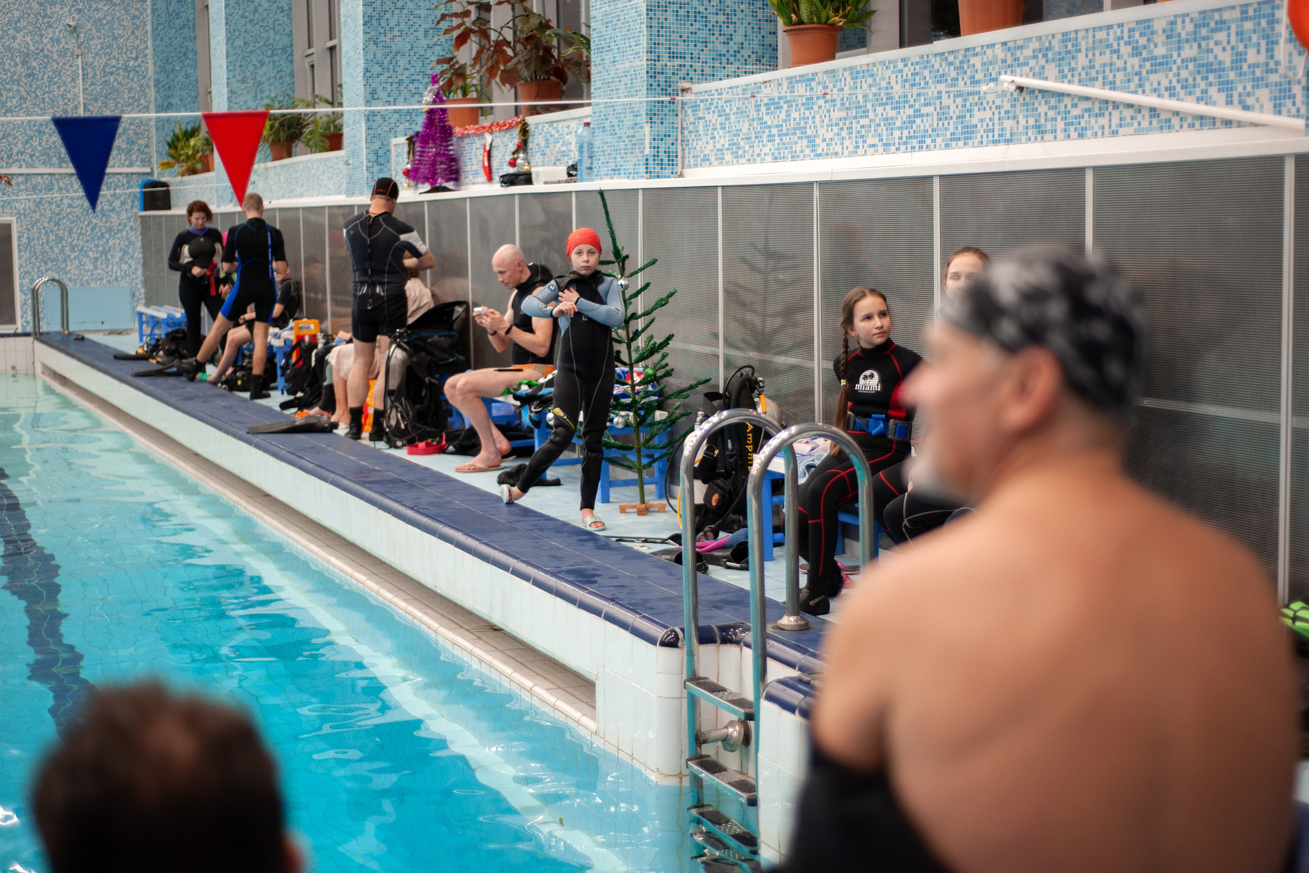 Дайверы. Новый год. Ваш семейный фотограф