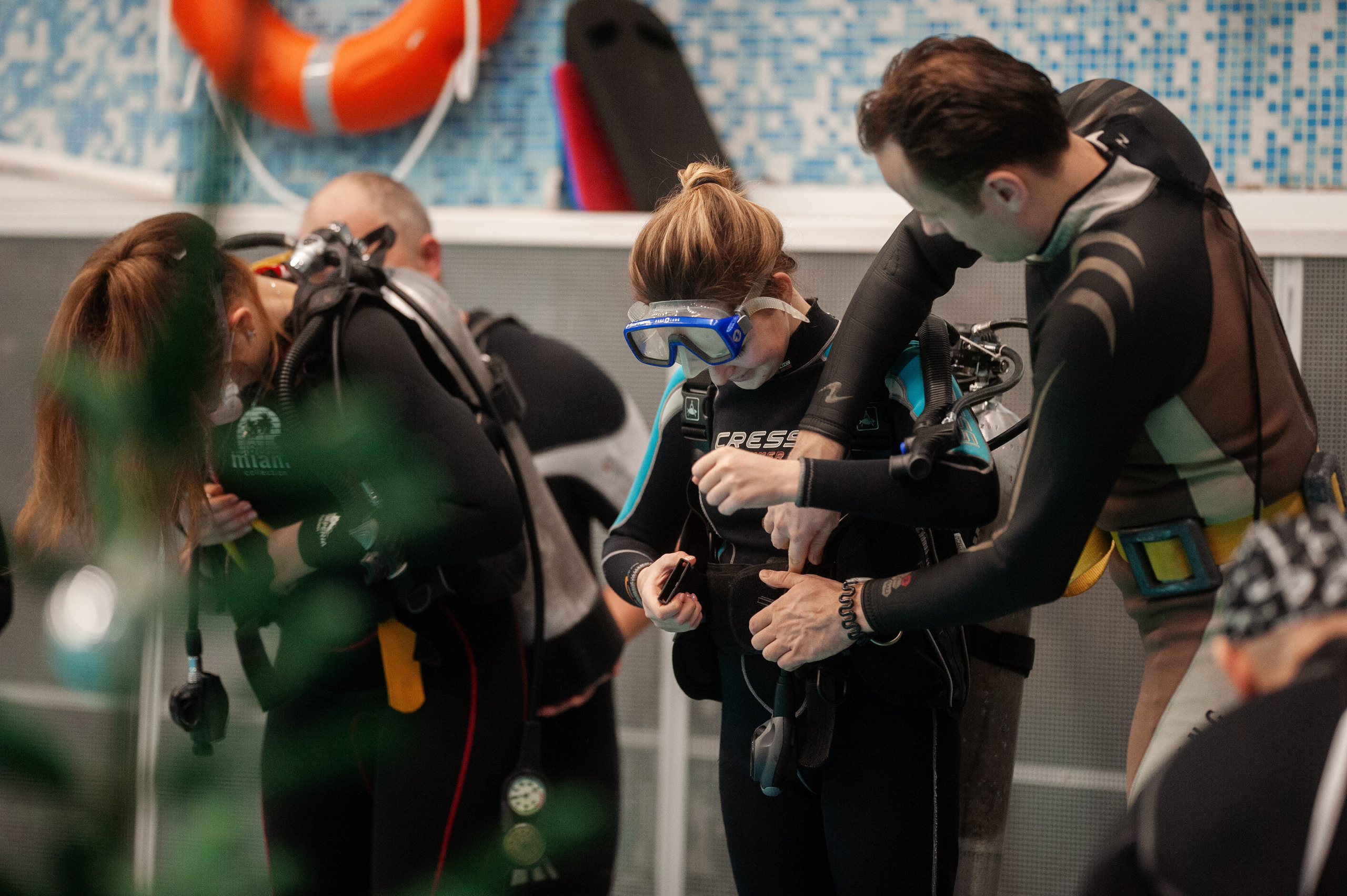 Дайверы. Новый год. Ваш семейный фотограф