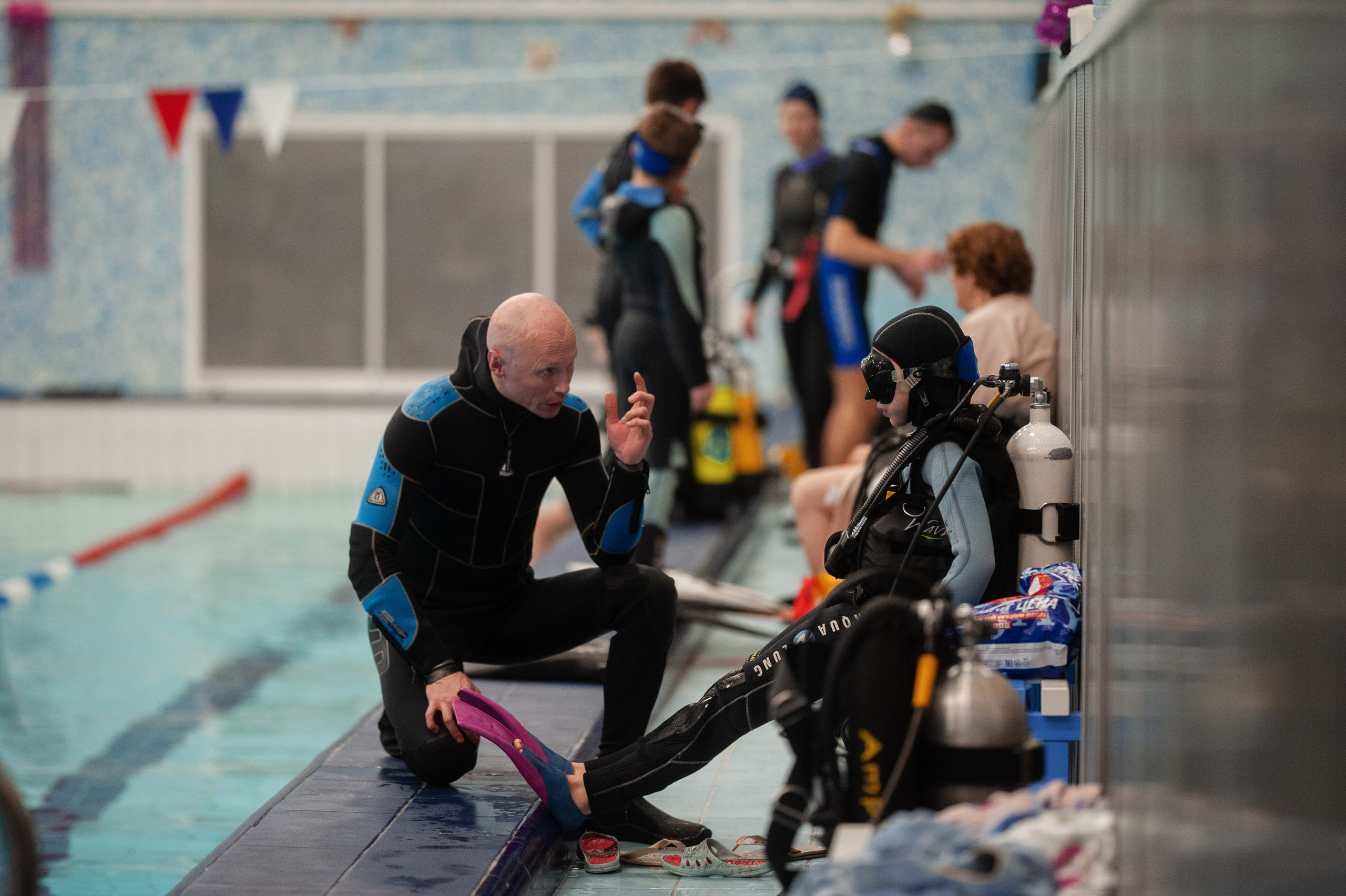 Дайверы. Новый год. Ваш семейный фотограф