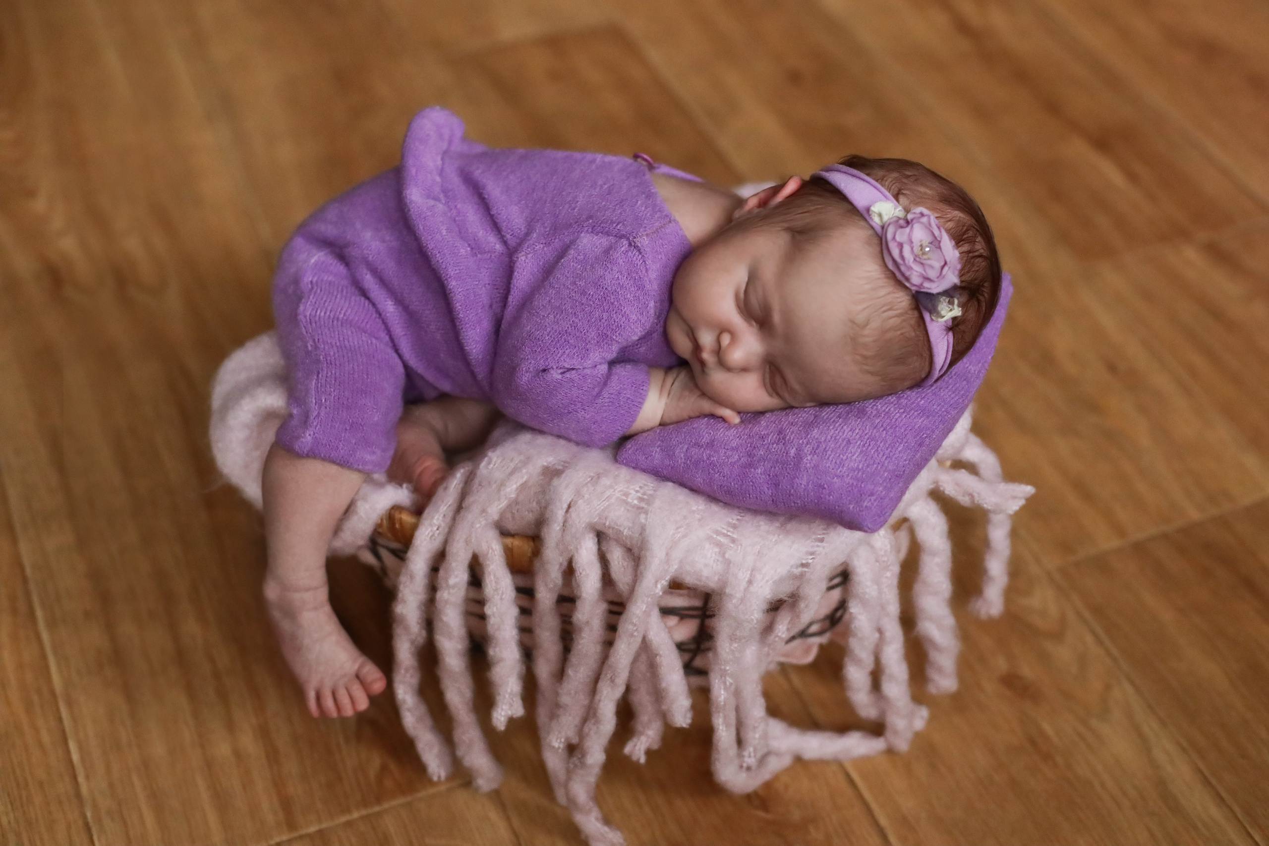 Амелия 9 дней. Семейный фотограф и фотограф новорожденных в Санкт-Петербурге Алина Фе