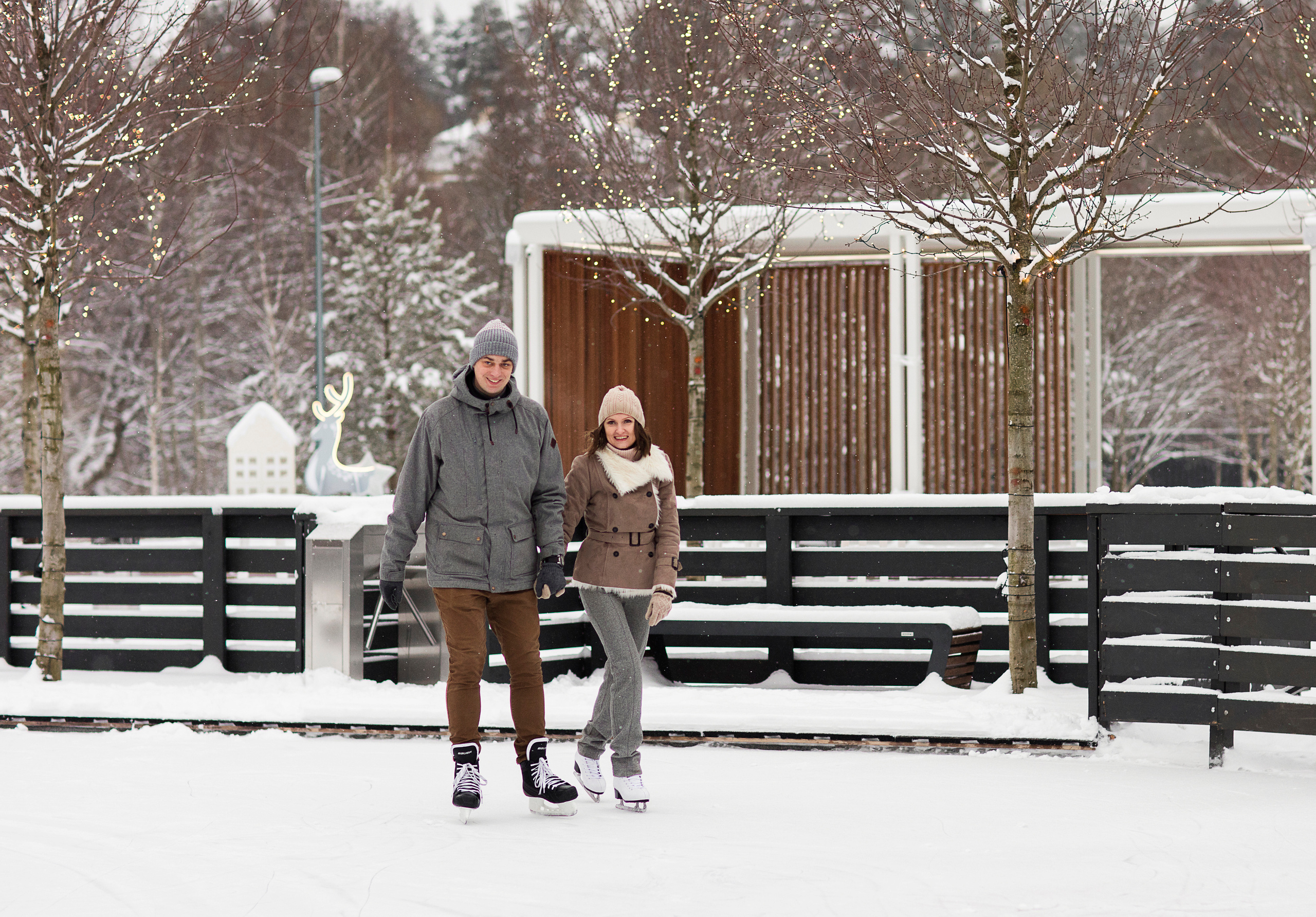 КАТОК в Сколково. Семейный и детский фотограф в Москве Олеся Маркина