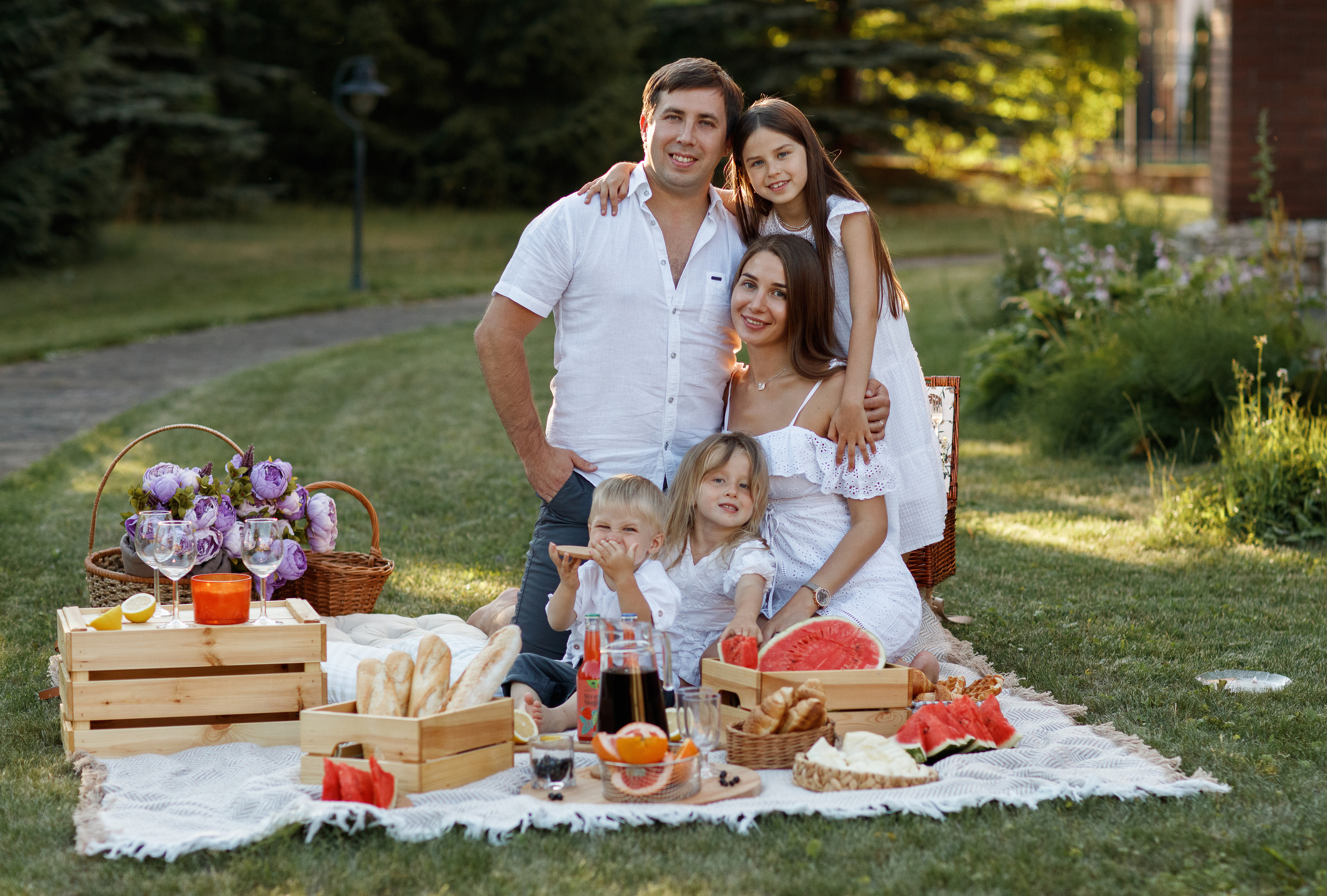 АЛИНА — загородная летняя фотосессия. Семейный и детский фотограф в Москве Олеся Маркина