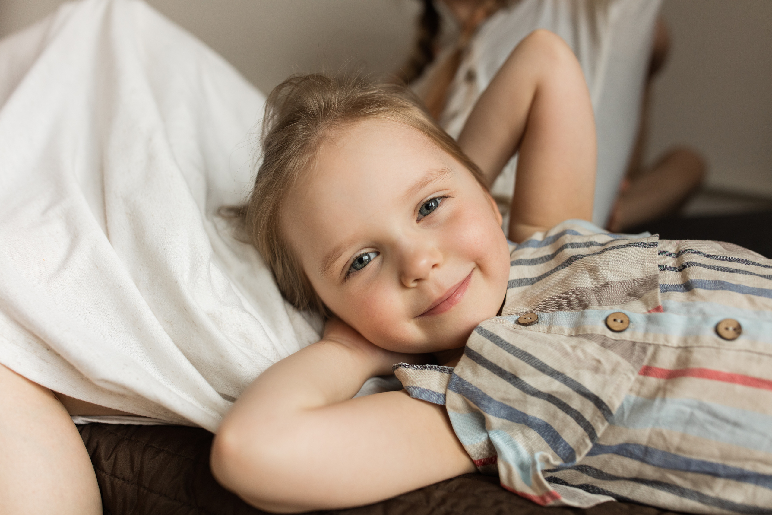 АНЯ — домашняя фотосессия. Семейный и детский фотограф в Москве Олеся Маркина